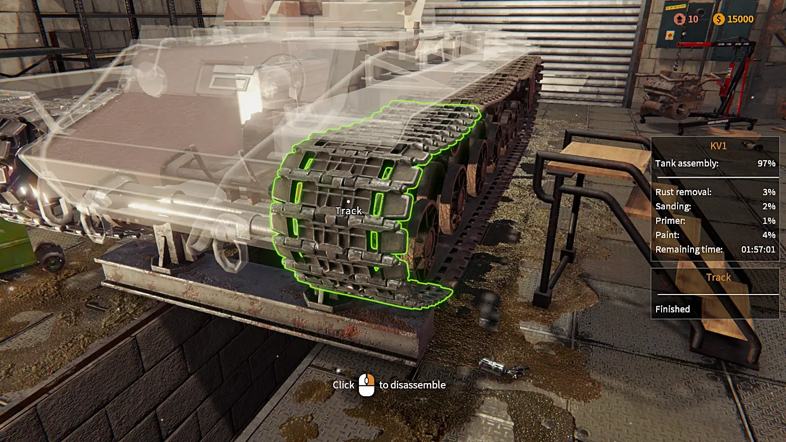 Tank Mechanic Simulator Gameplay Screenshots 1