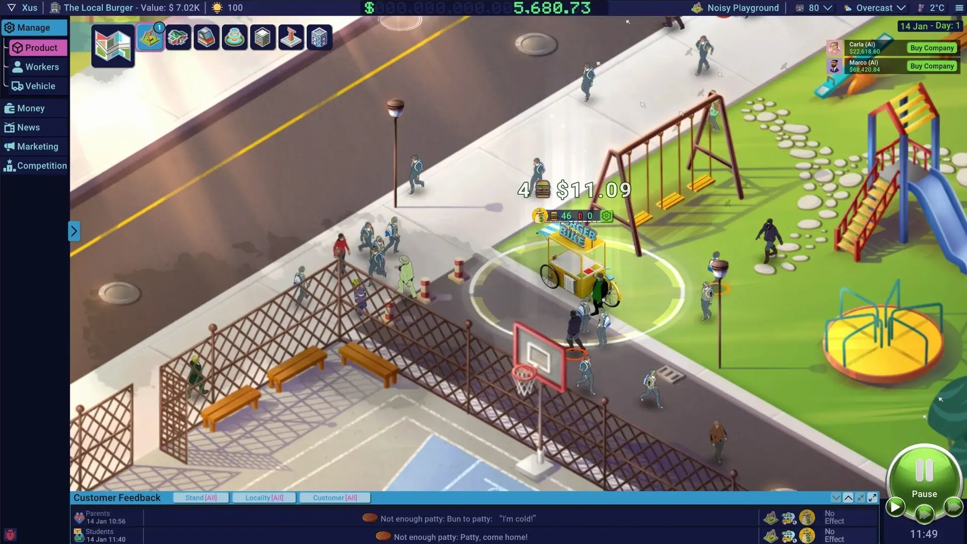 Business Heroes: Street Grub Gameplay Screenshots 1