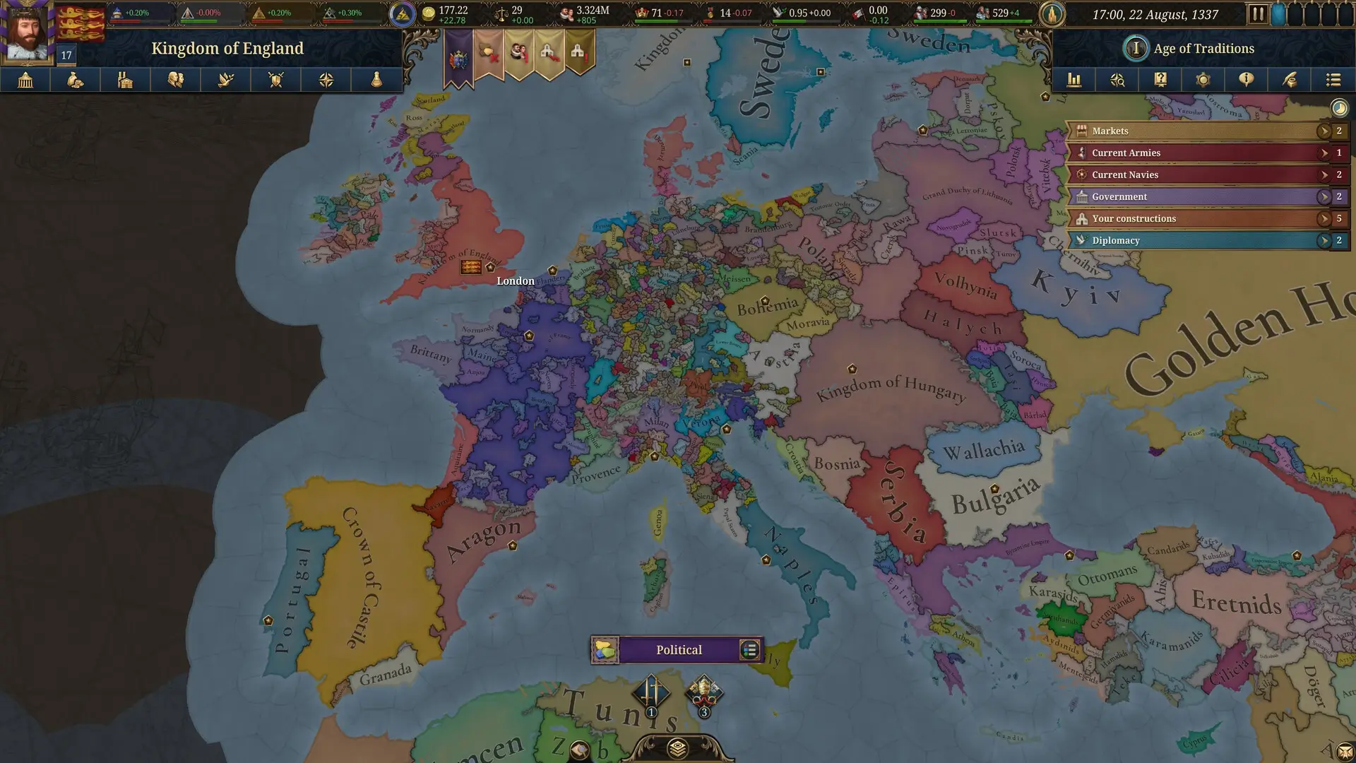 Europa Universalis V Gameplay Screenshots 2