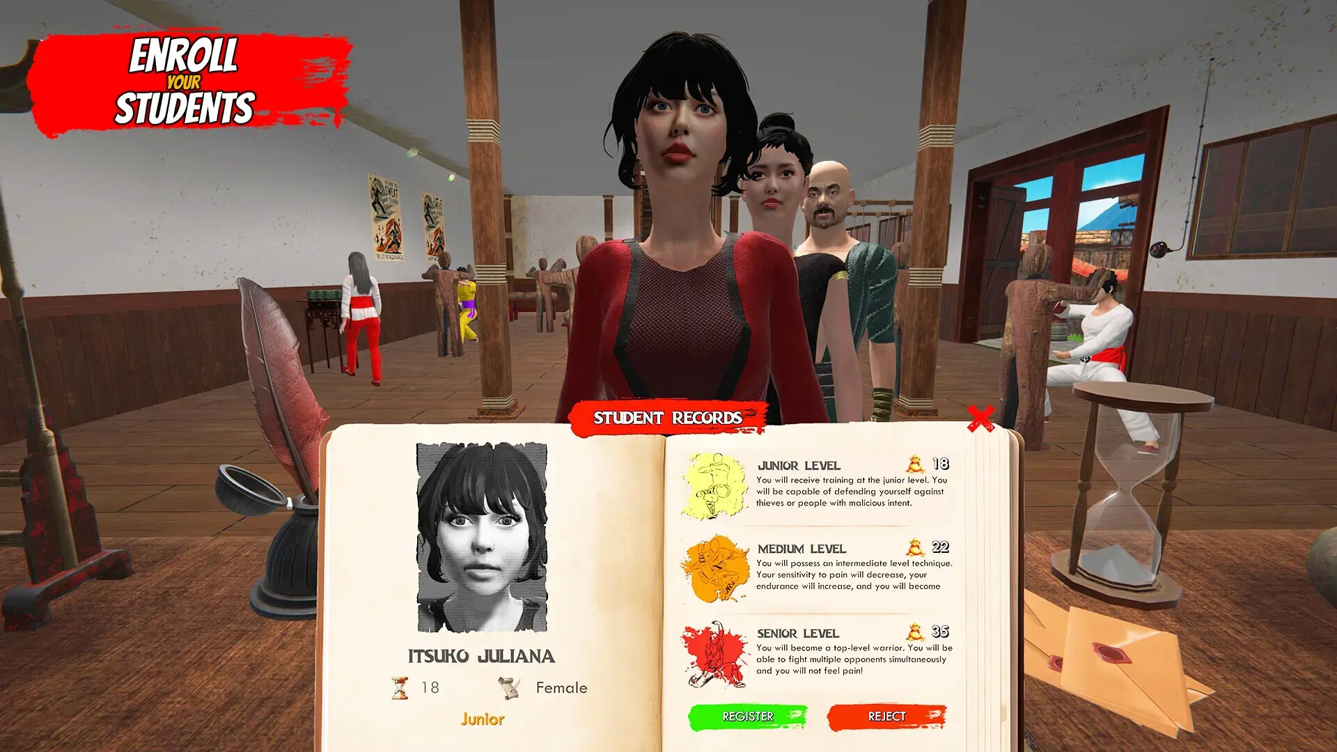 Fight School Simulator Gameplay Screenshots 3