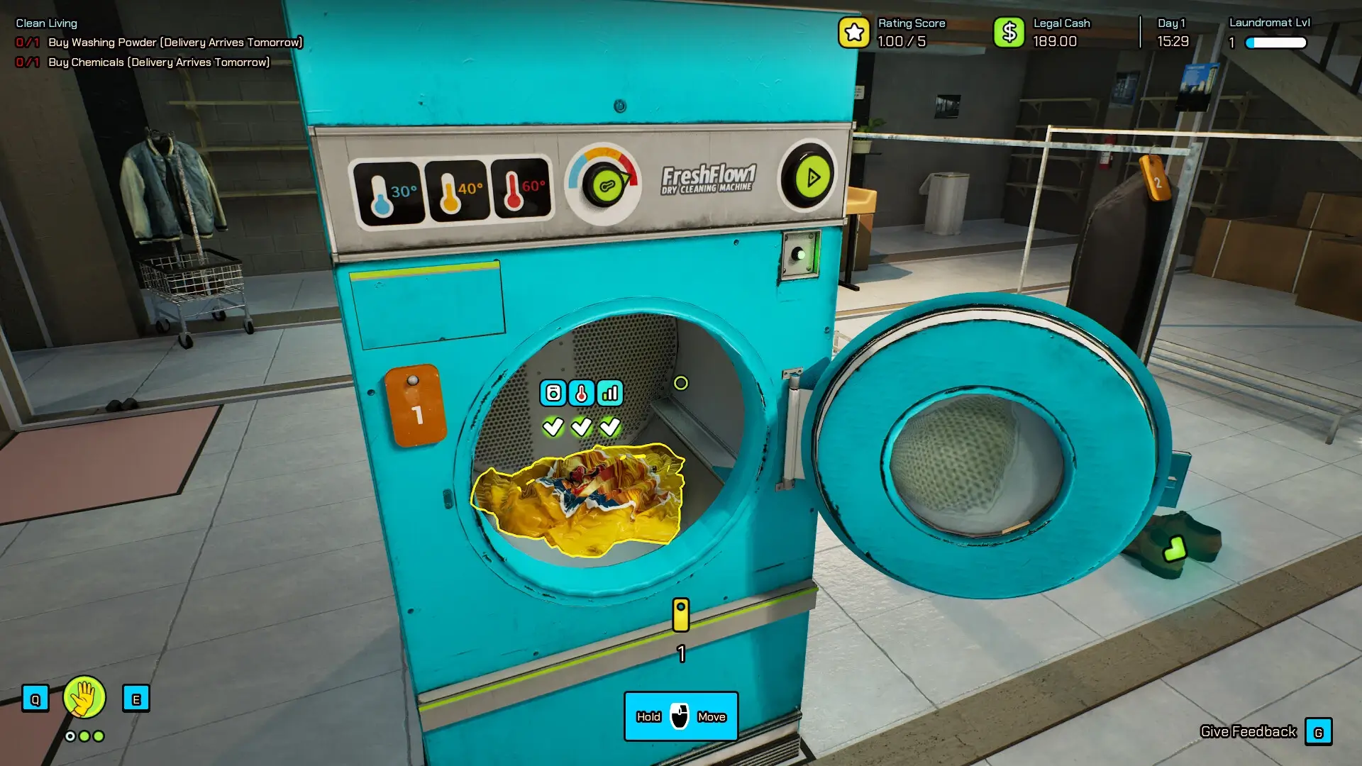 Laundering Simulator: Clean Cash and Laundry Gameplay Screenshots 1