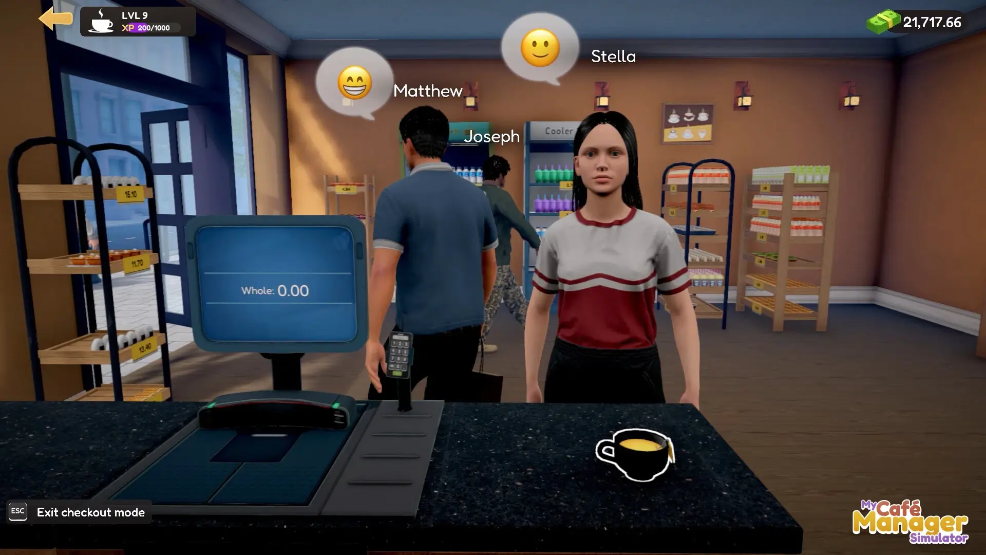 My Cafe Manager Simulator Gameplay Screenshots 1