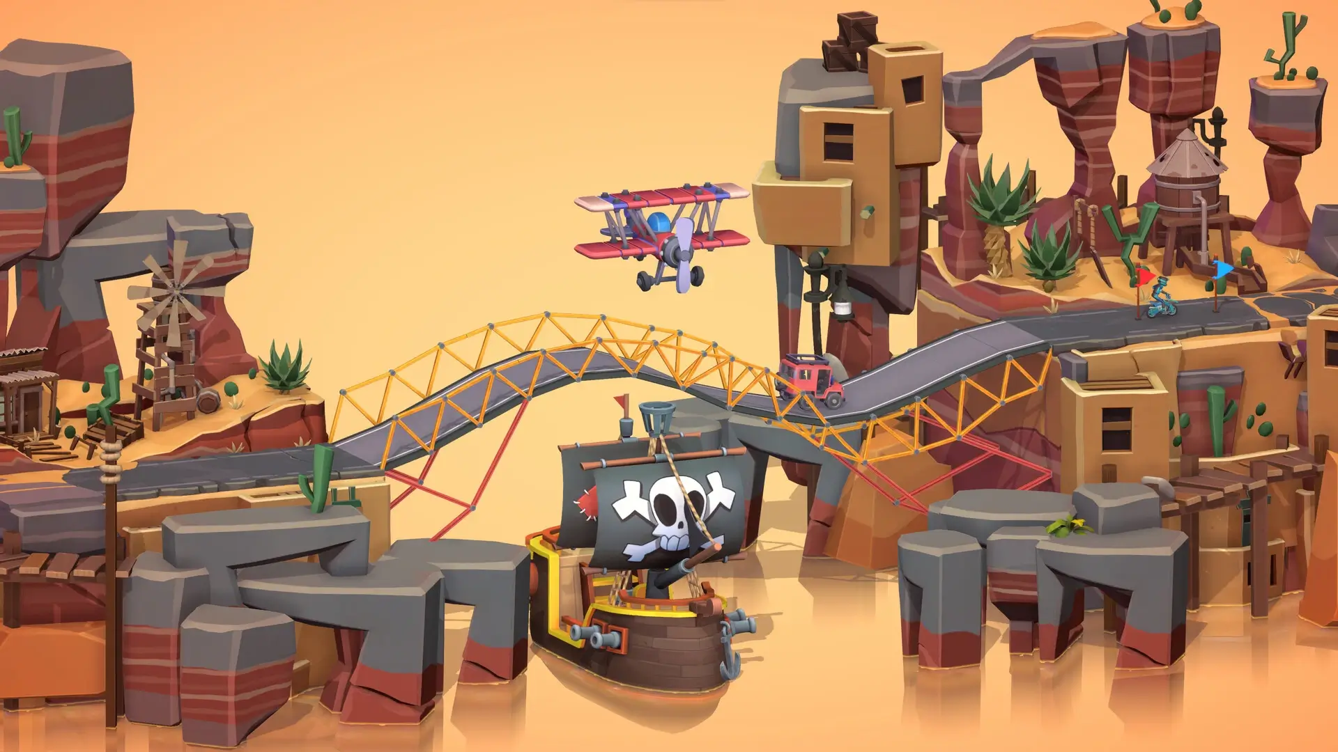 Poly Bridge 3: Deluxe Edition Gameplay Screenshots 4