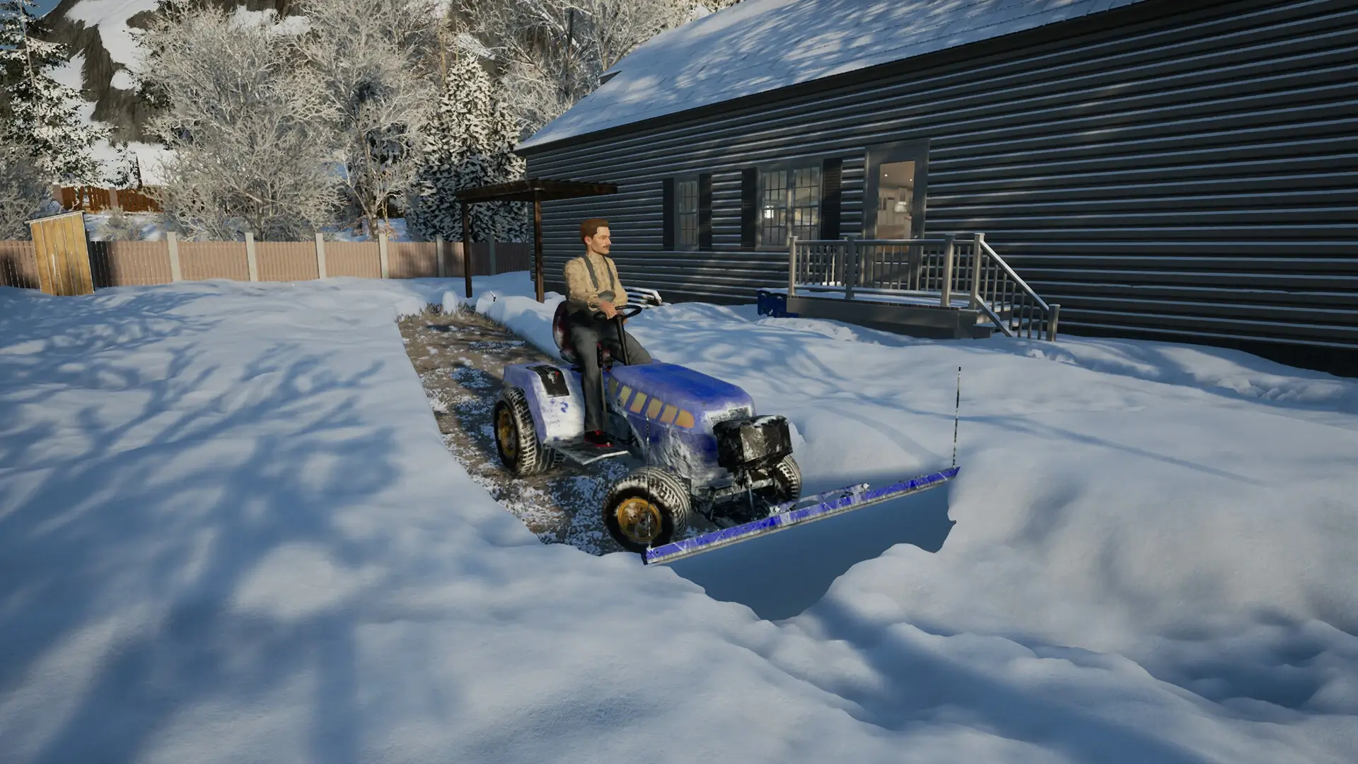Snow Plowing Simulator: Ski Resort Edition Gameplay Screenshots 2
