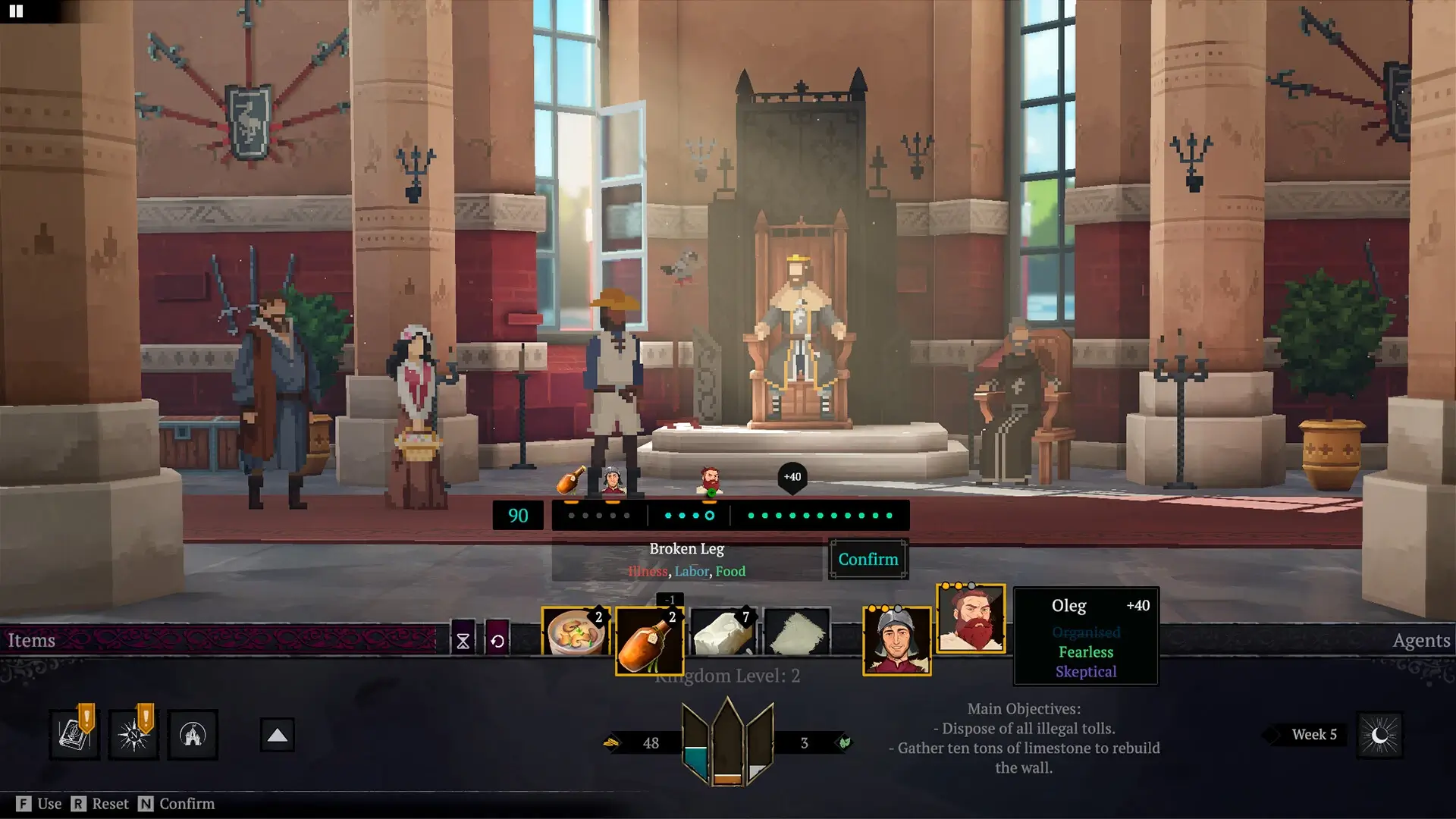 Yes, Your Grace 2: Snowfall Gameplay Screenshots 1