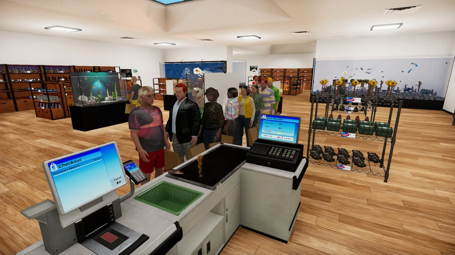 Aquatic Store Simulator Gameplay Screenshots 1