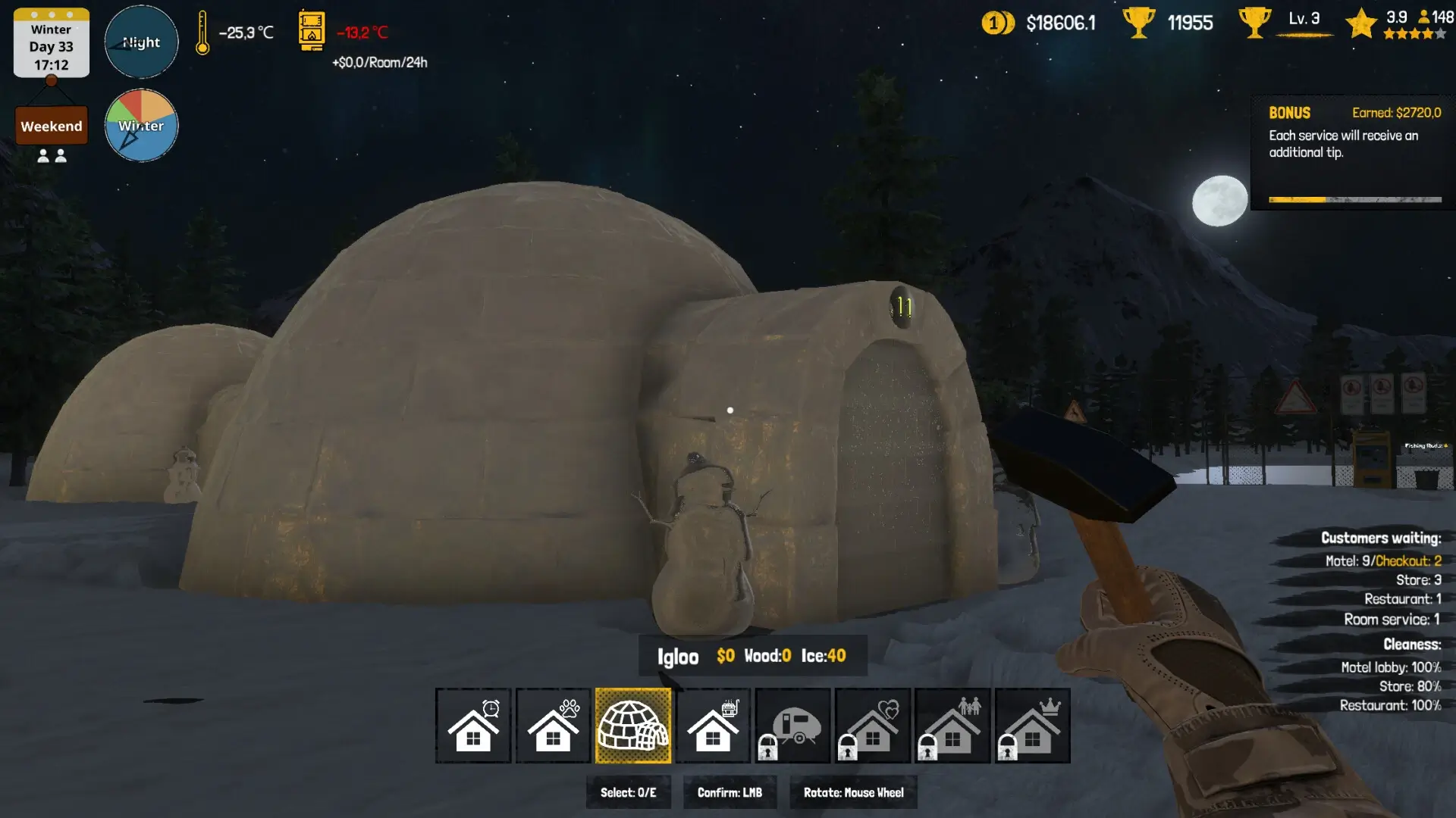 Arctic Motel Simulator Gameplay Screenshots 1