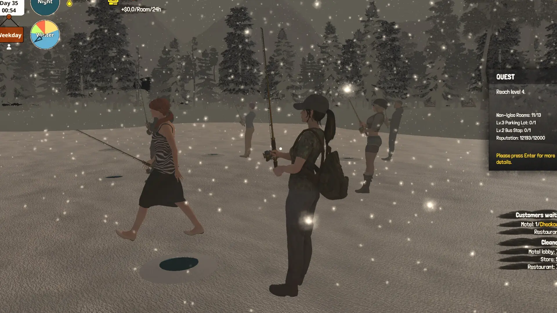 Arctic Motel Simulator Gameplay Screenshots 3