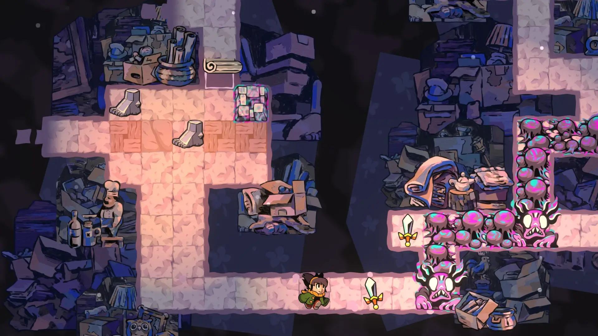 Arranger: A Role-Puzzling Adventure Gameplay Screenshots 2