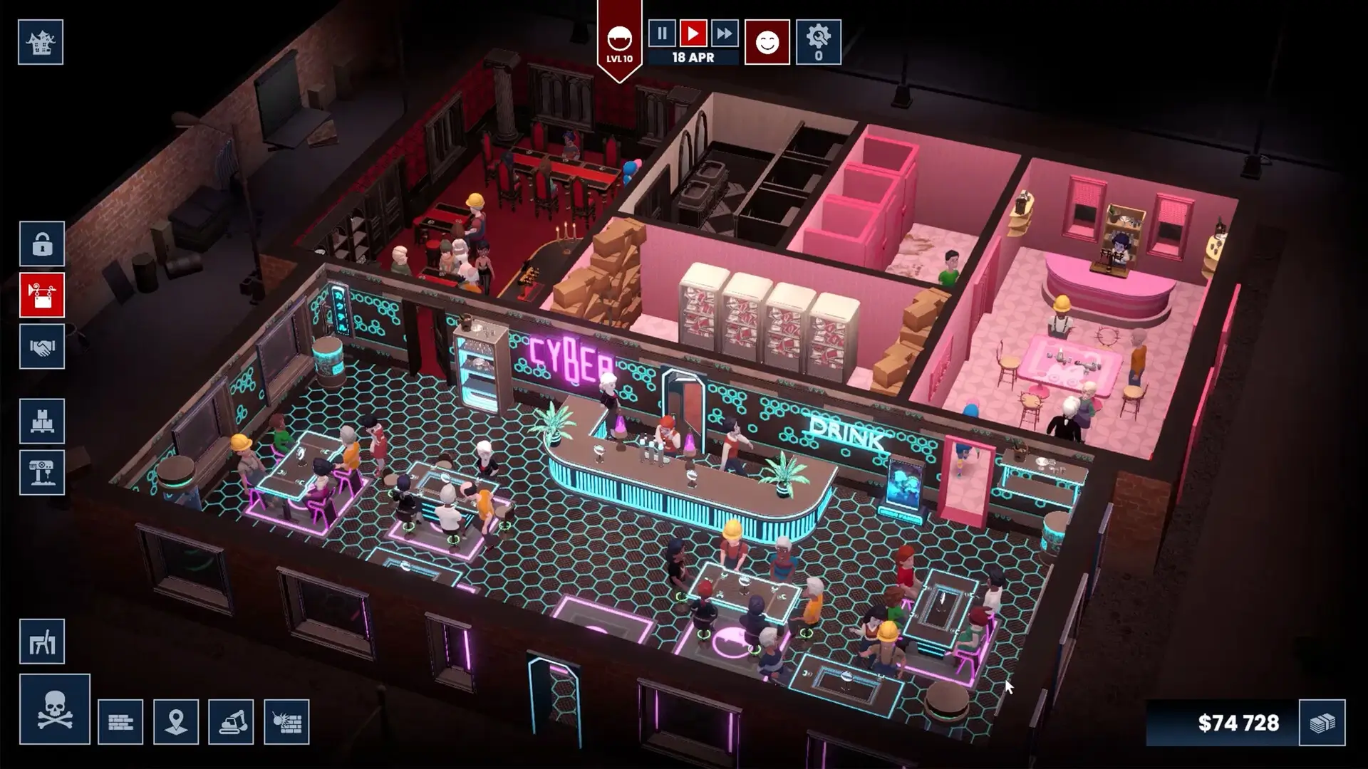 Blood Bar Tycoon Gameplay Screenshots 1