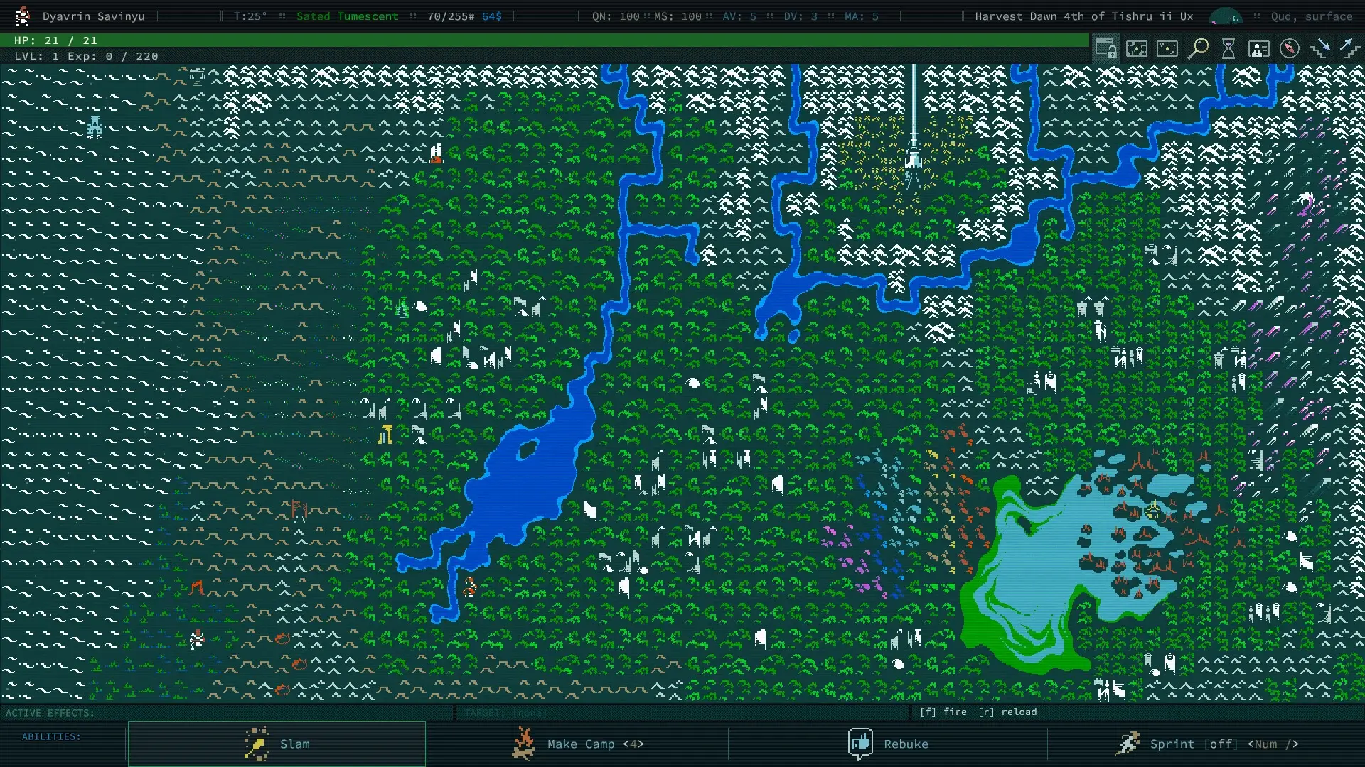 Caves of Qud: Dromad Deluxe Edition Gameplay Screenshots 1