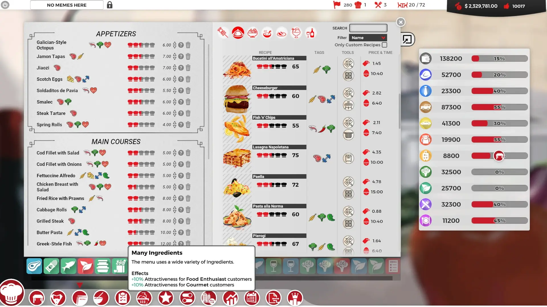 Chef: A Restaurant Tycoon Game – Full Menu Bundle Gameplay Screenshots 2