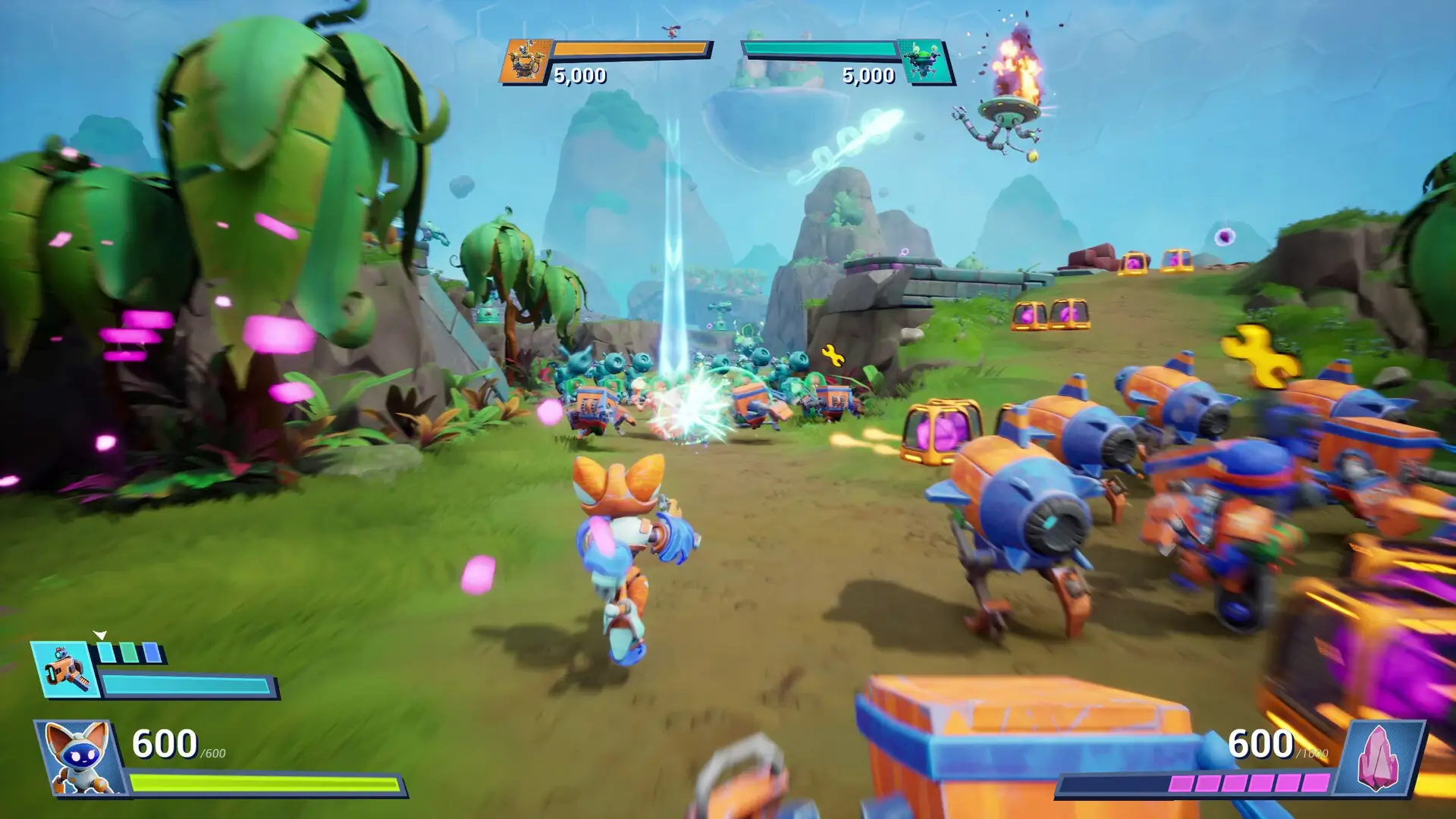 Chip ‘n Clawz vs. The Brainioids: Big Brain Edition Gameplay Screenshots 1