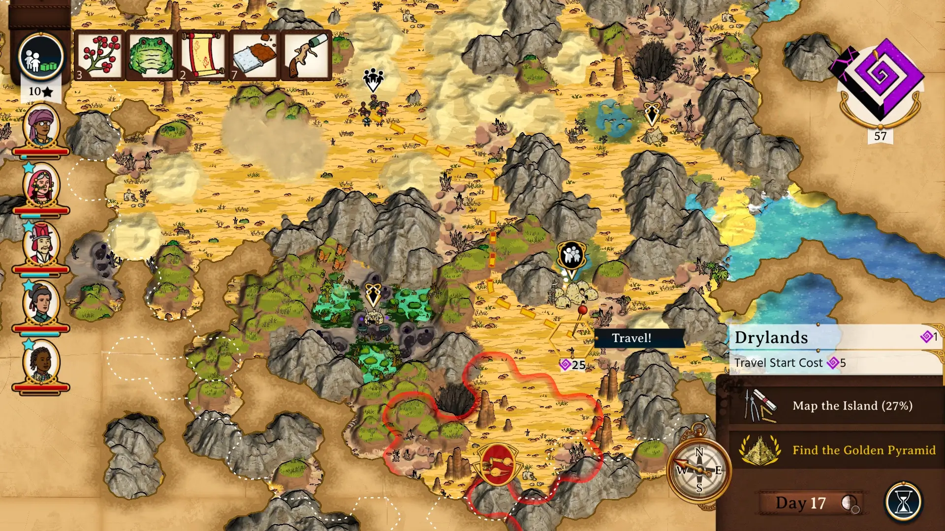 Curious Expedition 2: Deluxe Edition Gameplay Screenshots 3