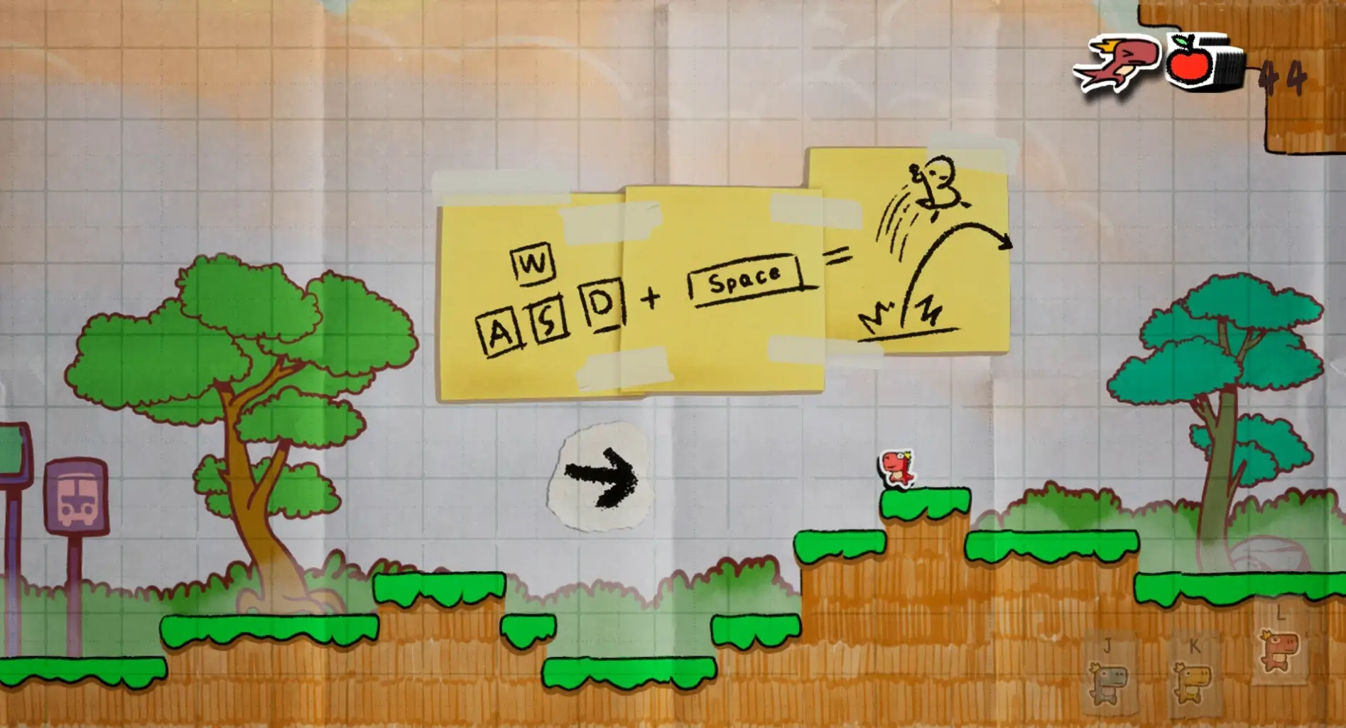 Doodle Adventure of Chameleon Gameplay Screenshots 1