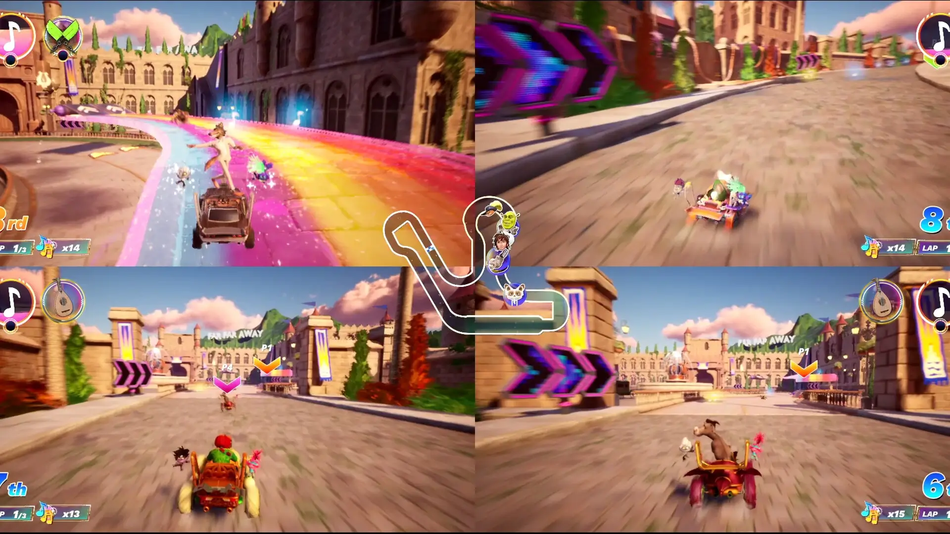 DreamWorks All-Star Kart Racing: Rally Edition Gameplay Screenshots 2