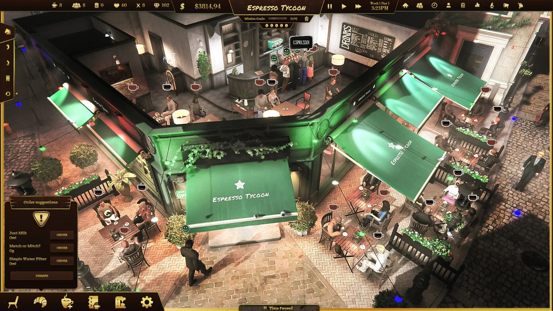 Espresso Tycoon Gameplay Screenshots 1