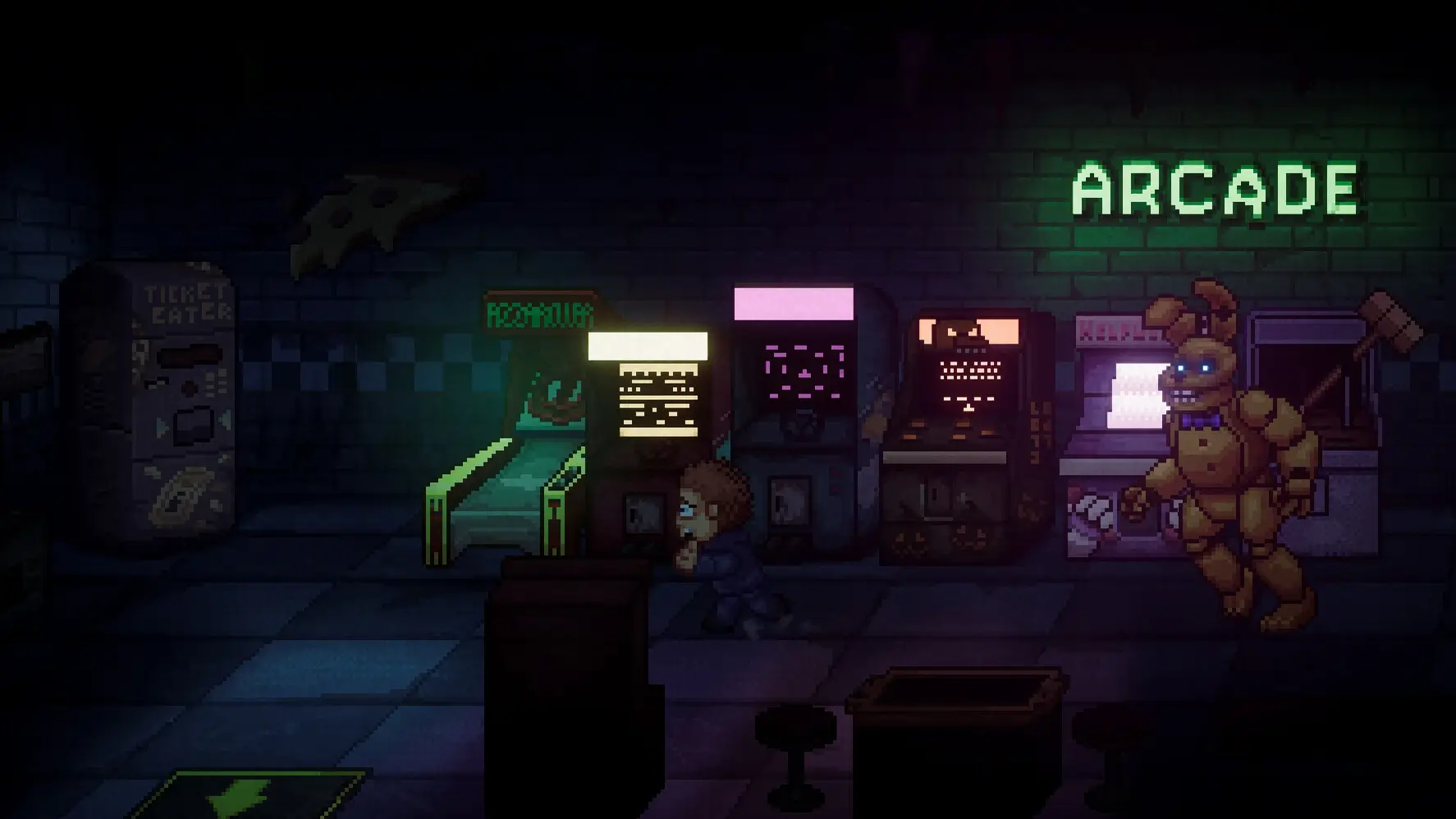 Five Nights at Freddy’s: Into the Pit Gameplay Screenshots 1