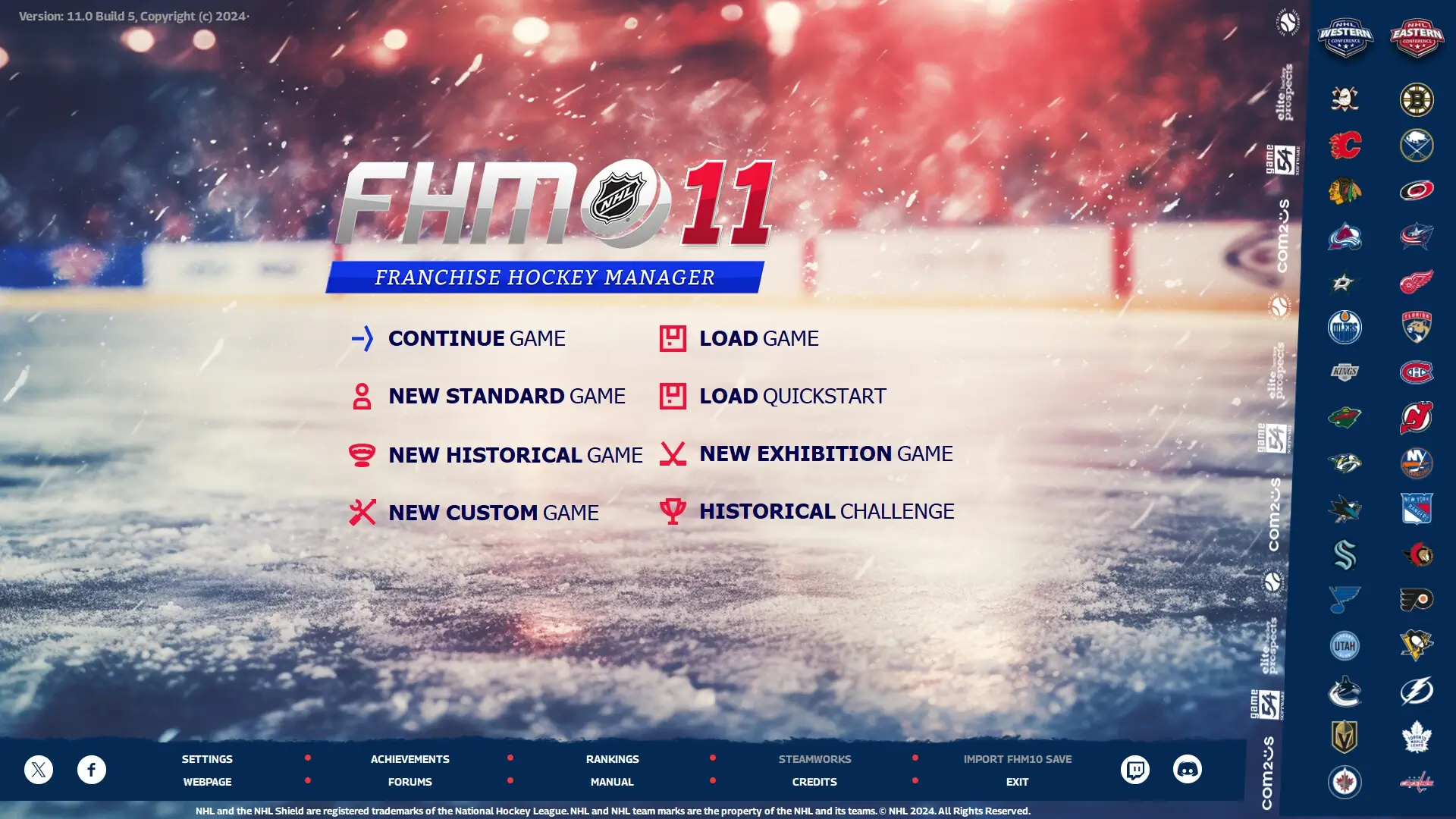 Franchise Hockey Manager 11 Gameplay Screenshots 1