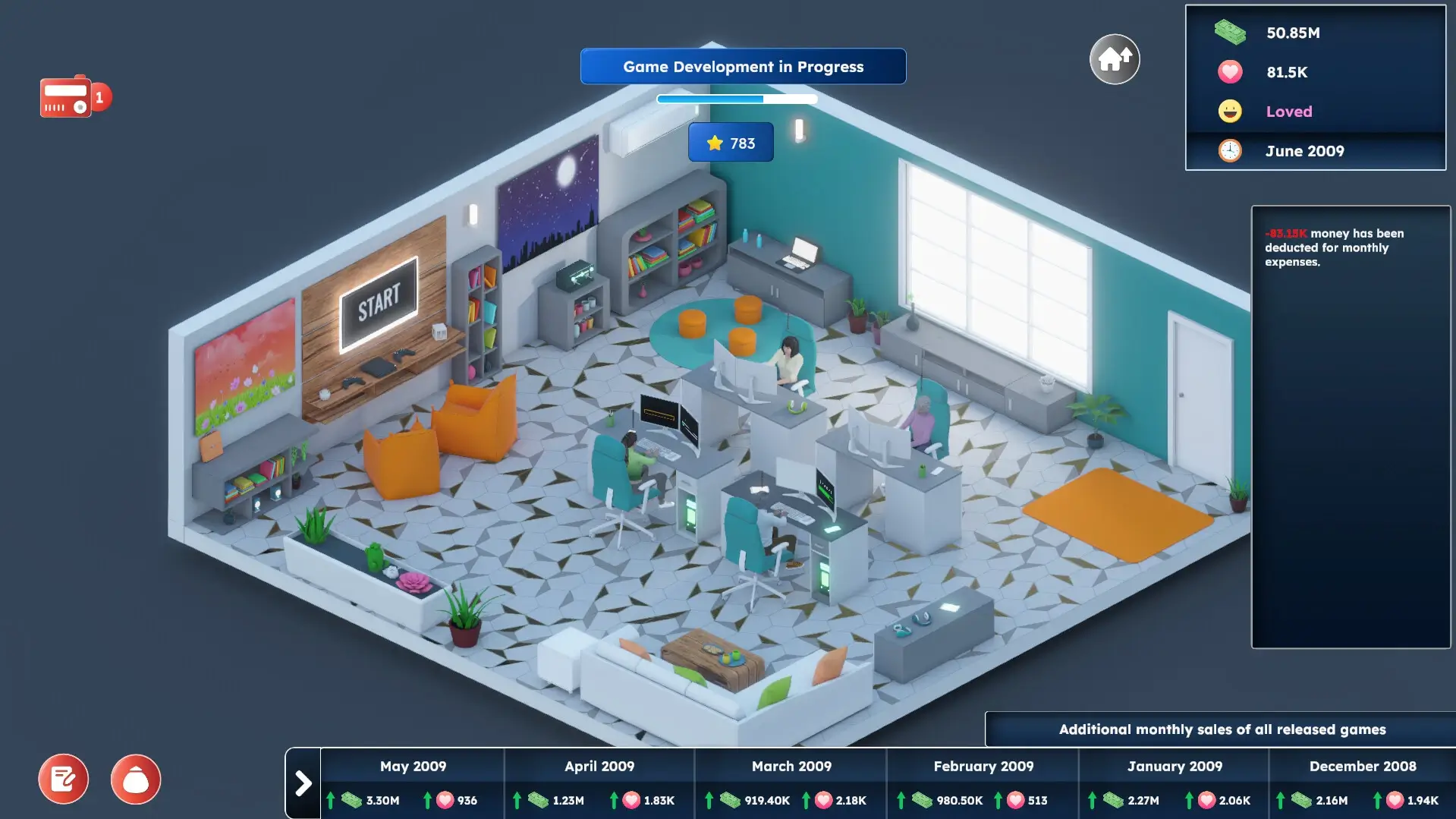 Game Builder Tycoon Gameplay Screenshots 1