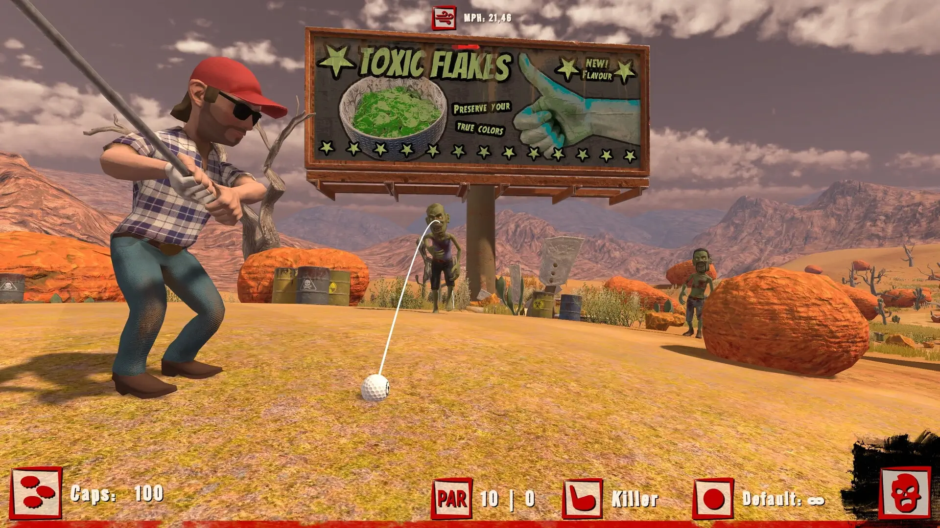 Golf VS Zombies Gameplay Screenshots 1