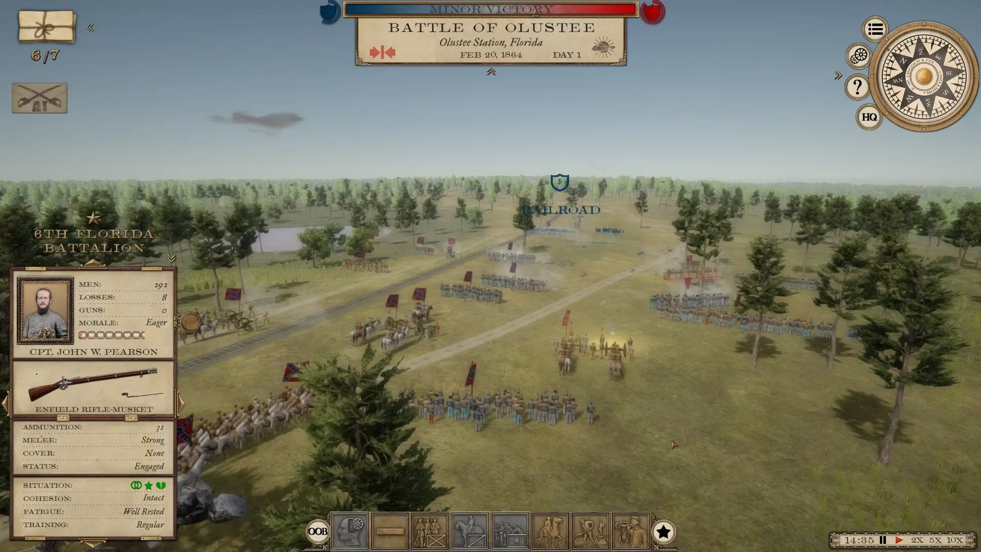 Grand Tactician: The Civil War (1861-1865) Complete Gameplay Screenshots 1