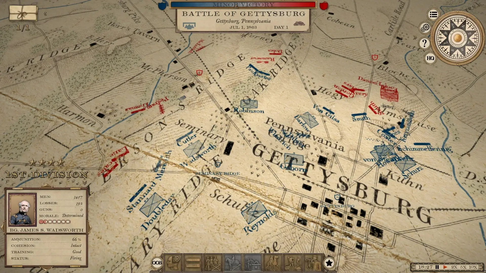 Grand Tactician: The Civil War (1861-1865) Complete Gameplay Screenshots 2