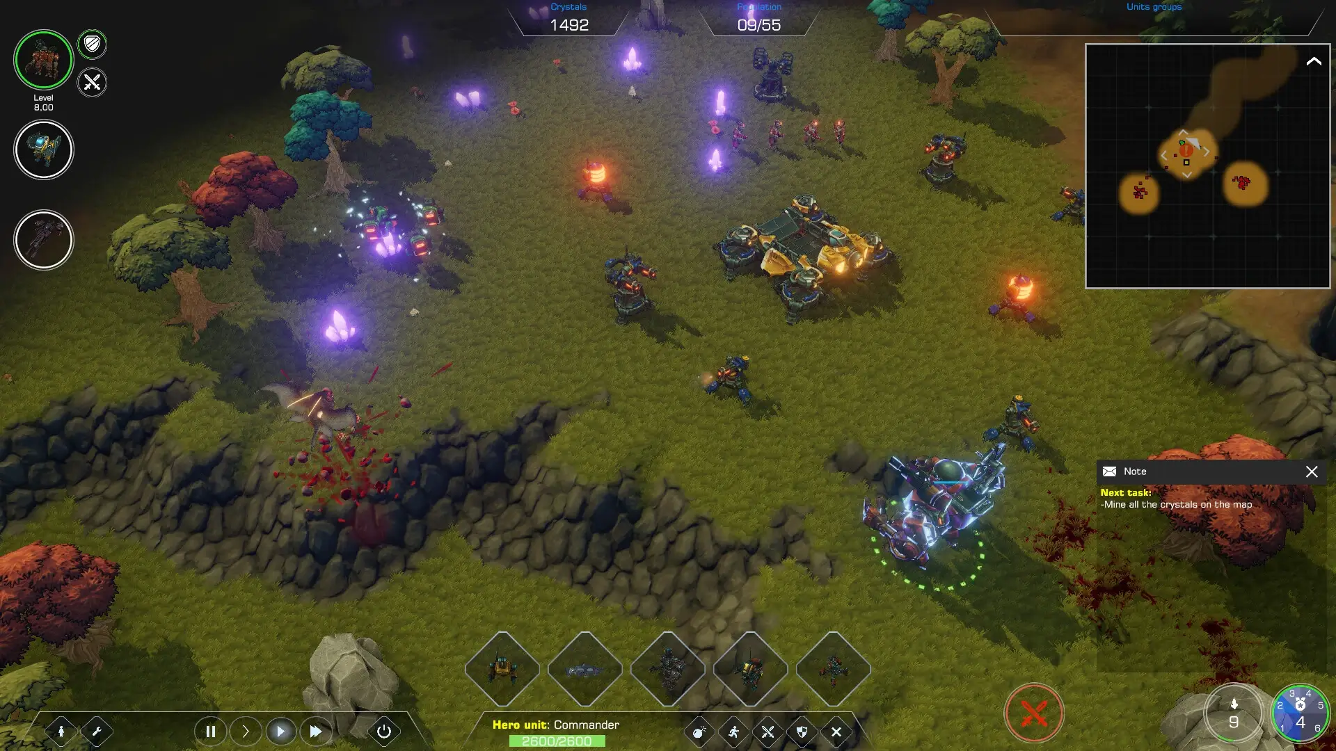 Grimstar: Crystals are the New Oil! Gameplay Screenshots 1