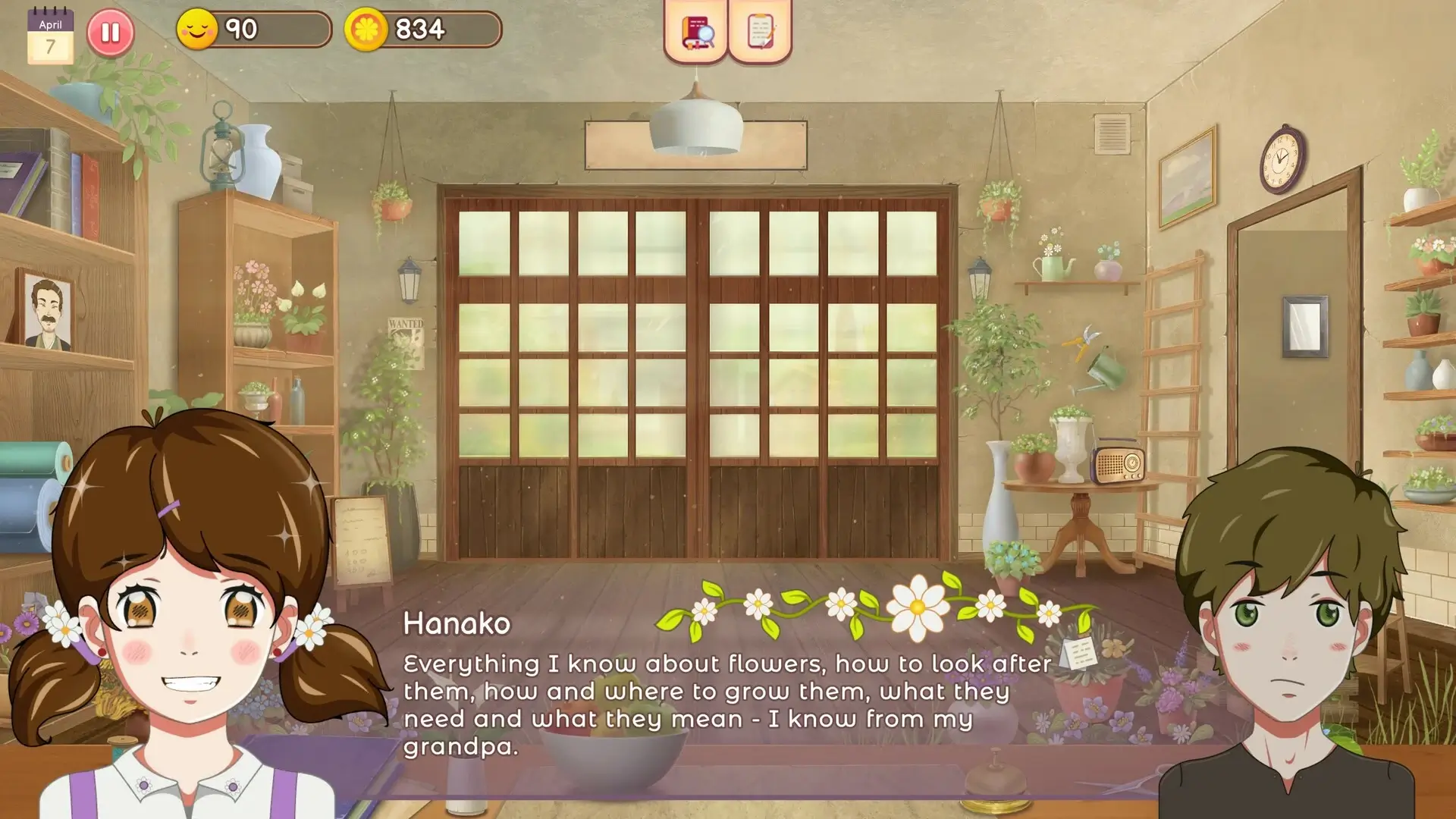 Hanako’s Flower Shop Gameplay Screenshots 1