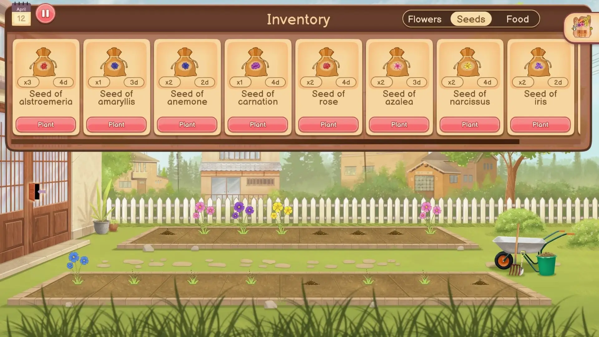 Hanako’s Flower Shop Gameplay Screenshots 4