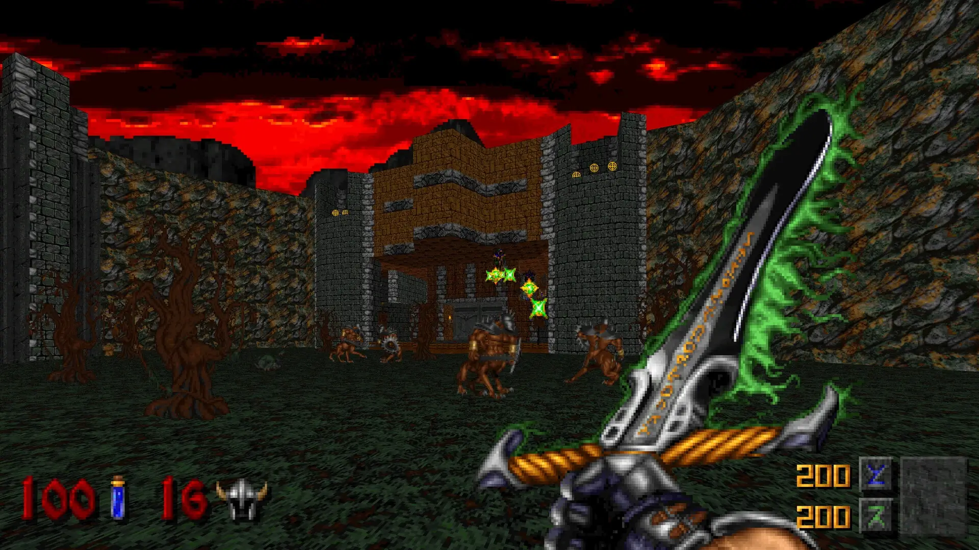 Heretic + Hexen Gameplay Screenshots 4
