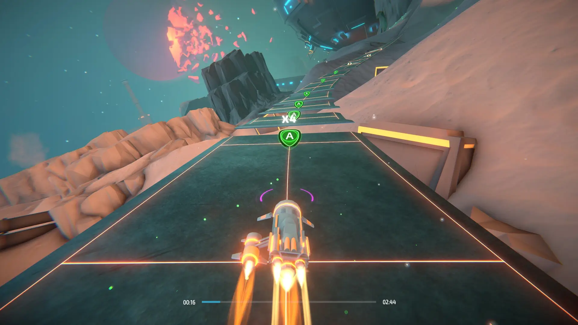 Invector: Rhythm Galaxy Gameplay Screenshots 2