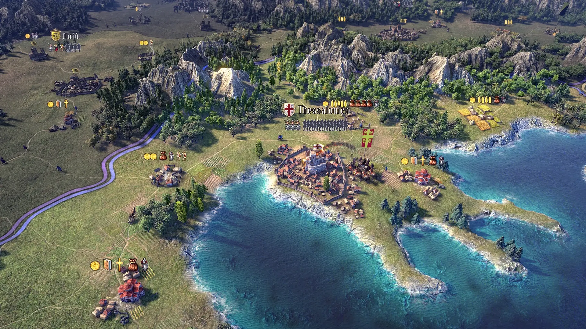 Knights of Honor II: Sovereign Gameplay Screenshots 1