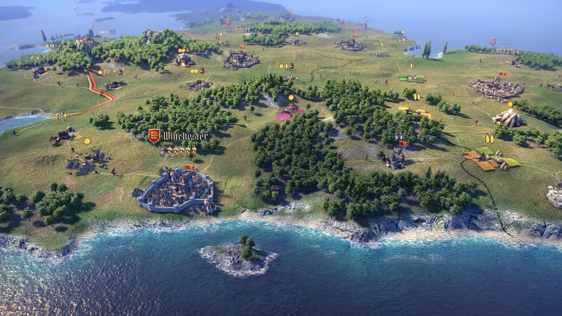 Knights of Honor II: Sovereign Gameplay Screenshots 2