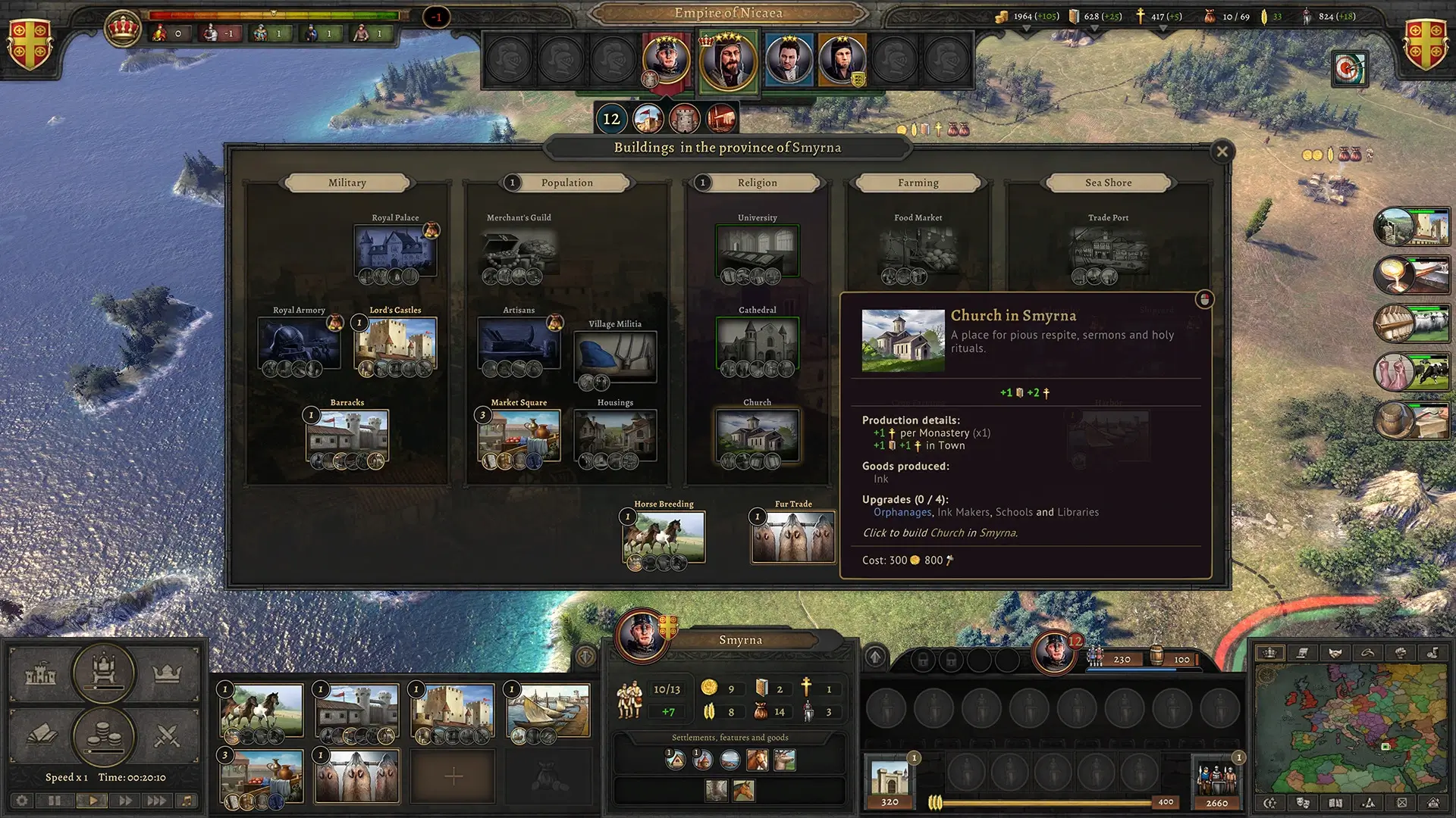 Knights of Honor II: Sovereign Gameplay Screenshots 4