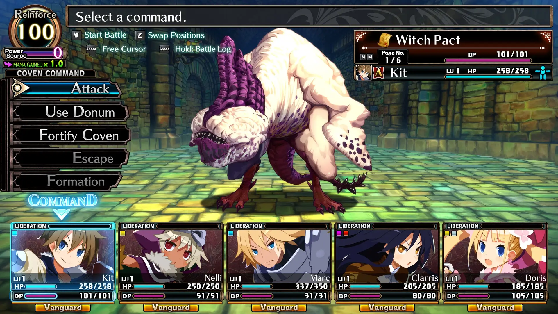 Labyrinth of Galleria: The Moon Society Gameplay Screenshots 1
