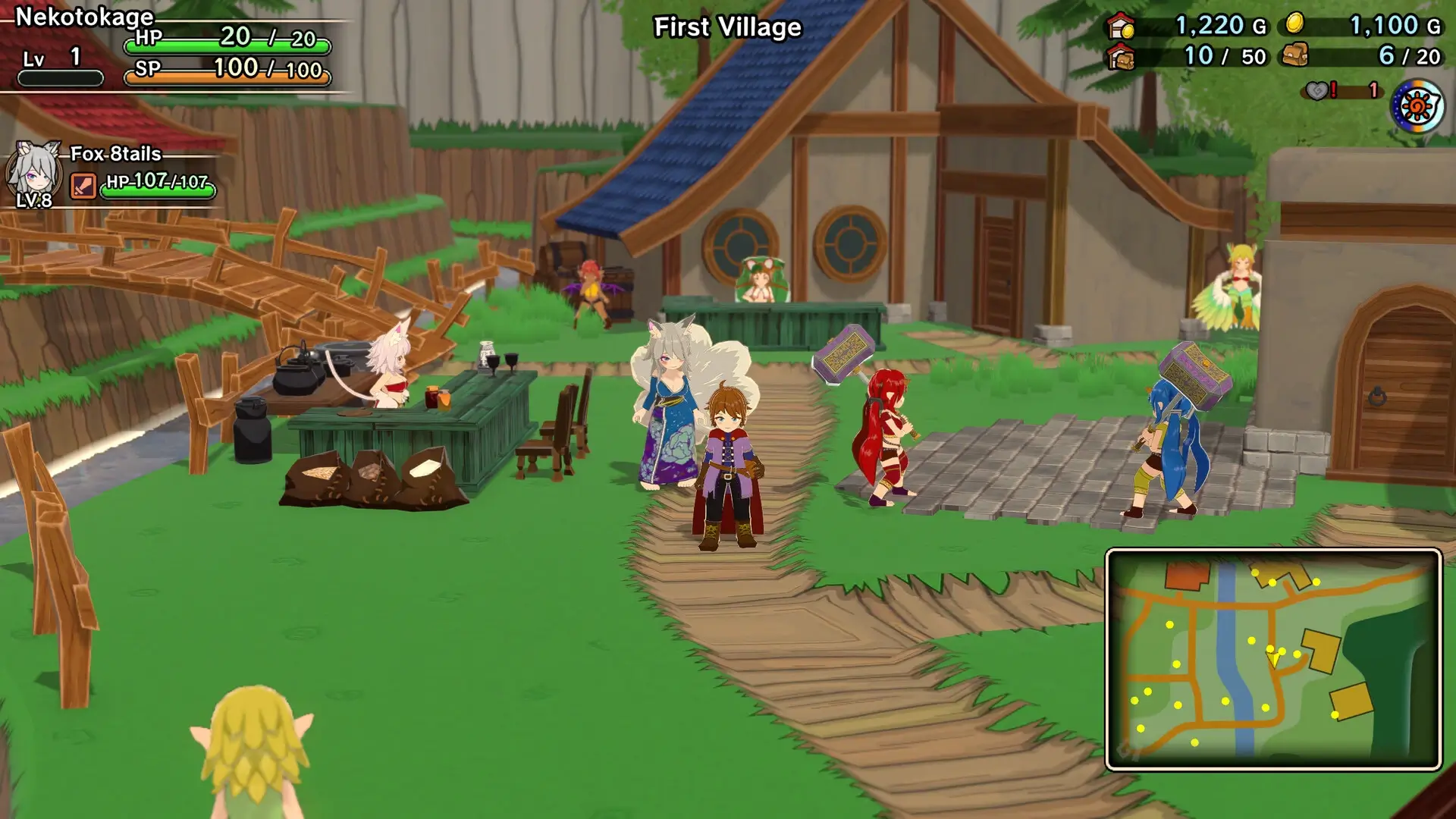 Monster Girls and the Mysterious Adventure – Remastered Edition Gameplay Screenshots 1