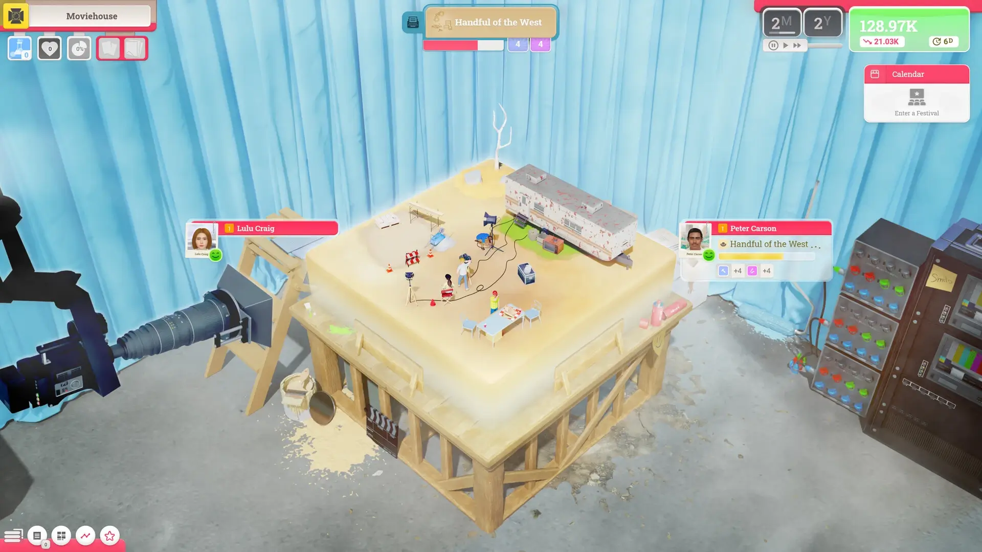 Moviehouse: The Film Studio Tycoon Gameplay Screenshots 3