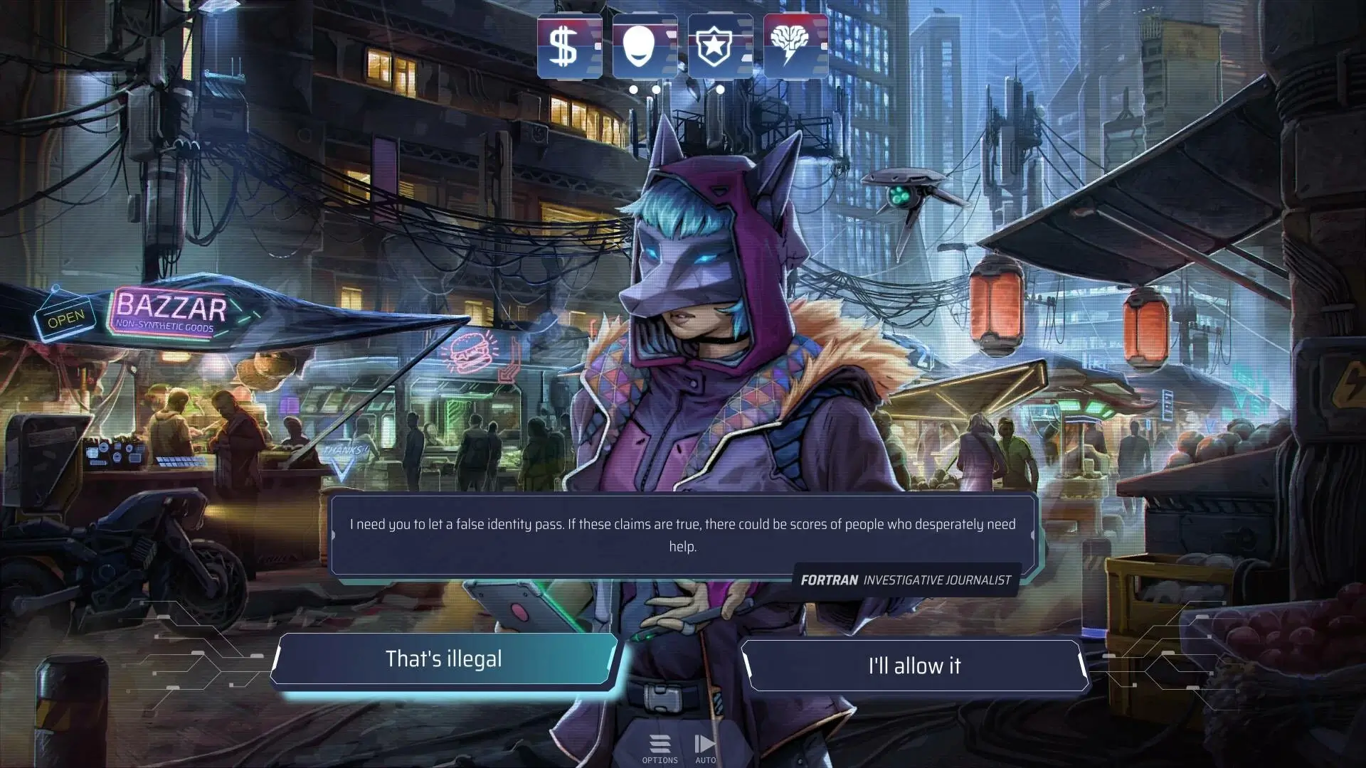 NeuroNet: Mendax Proxy Gameplay Screenshots 1