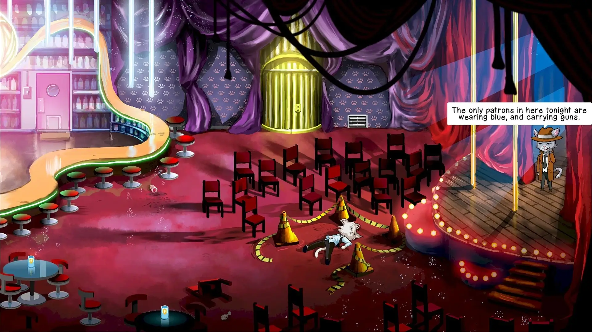 Nine Noir Lives Gameplay Screenshots 2