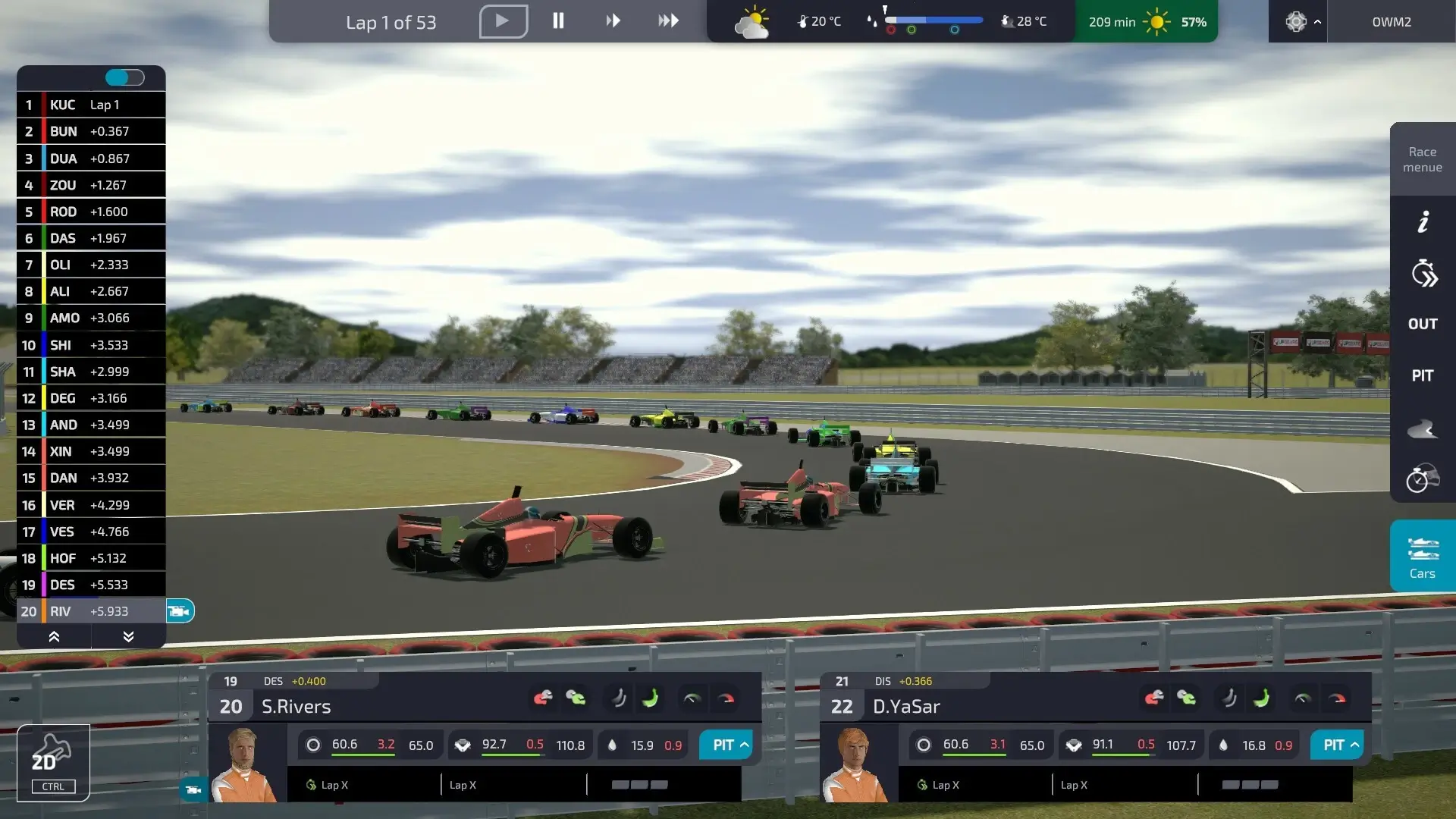 Open Wheel Manager 2 Gameplay Screenshots 1