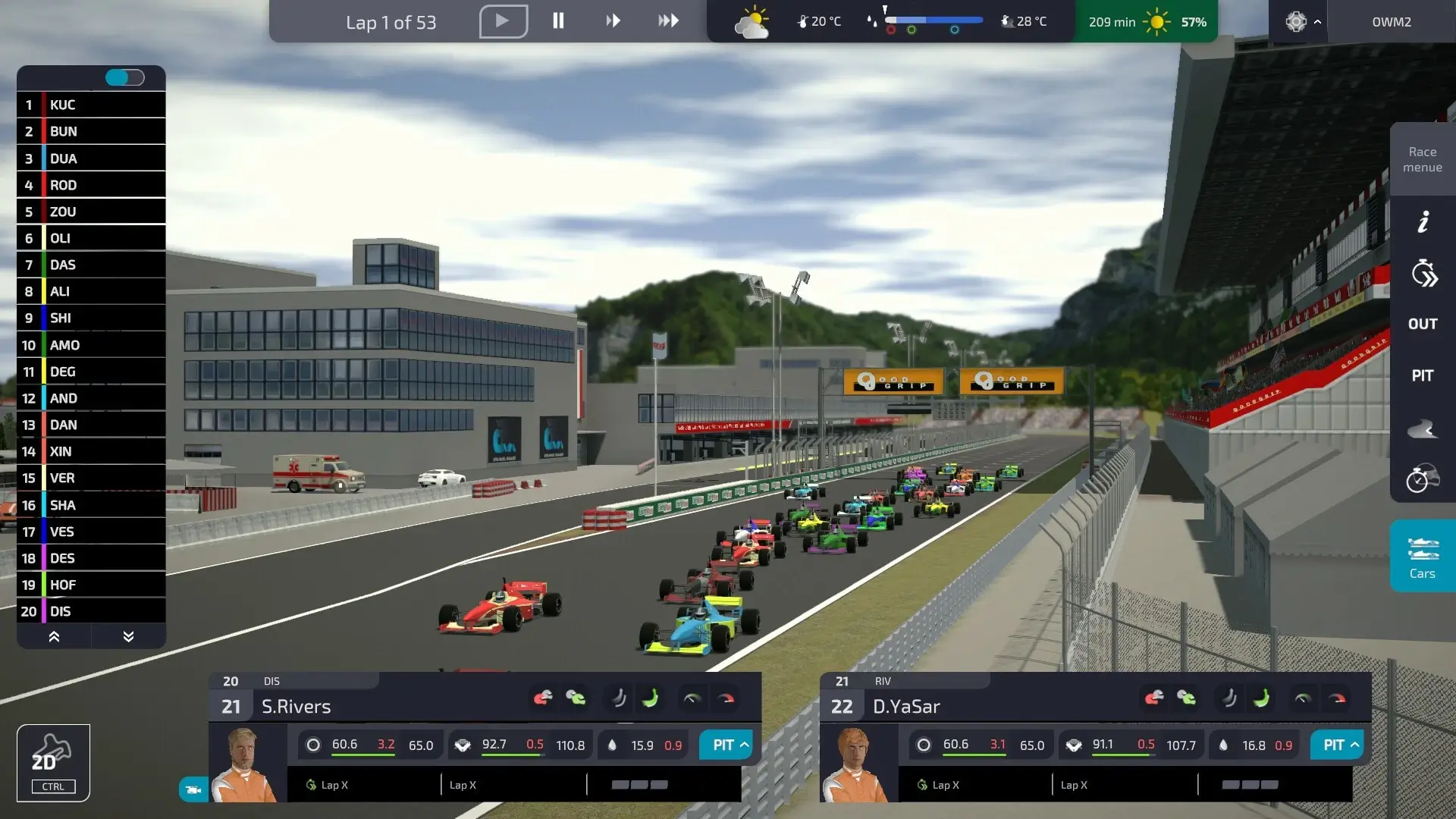 Open Wheel Manager 2 Gameplay Screenshots 3