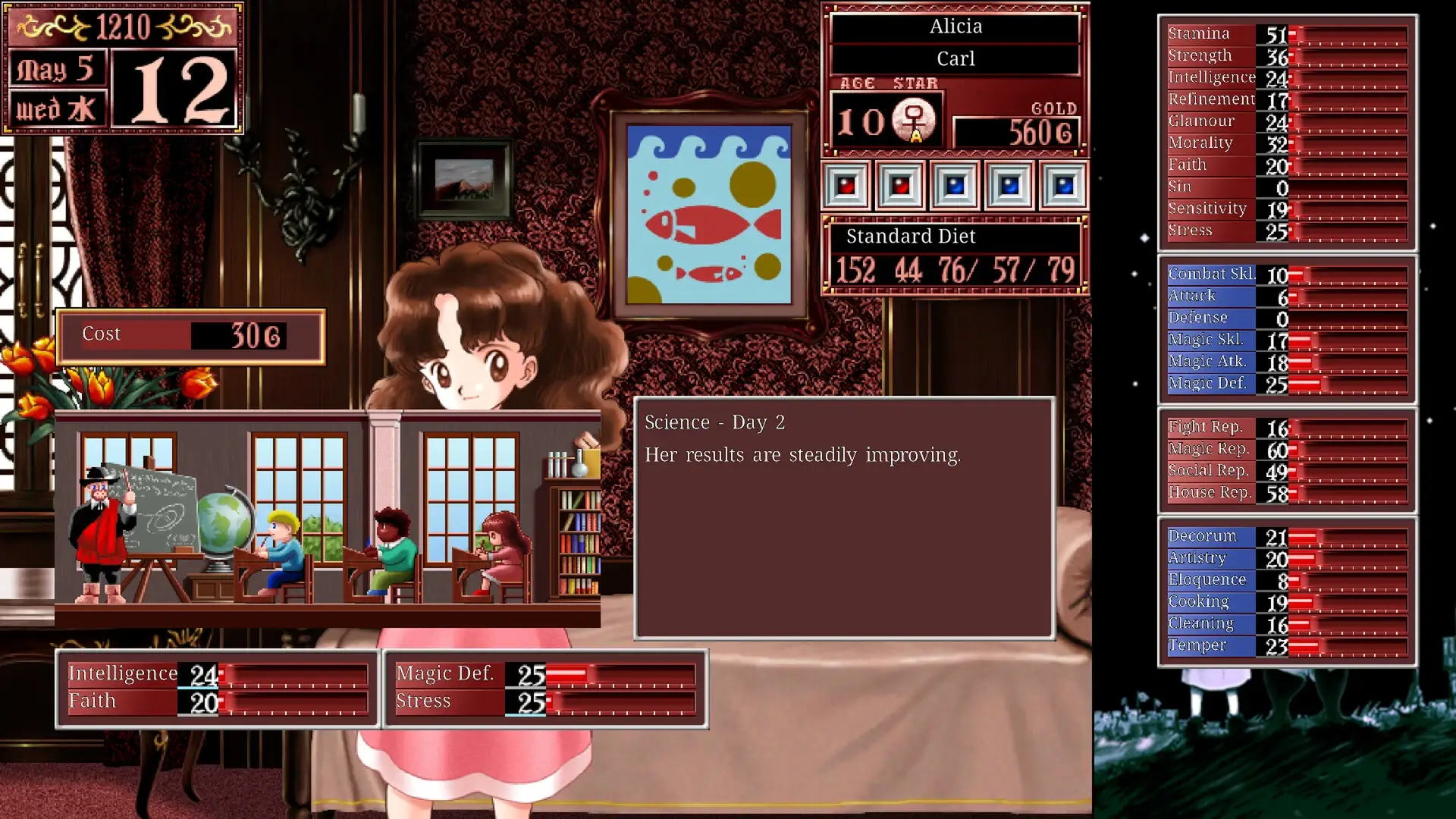 Princess Maker 2 Regeneration Gameplay Screenshots 4