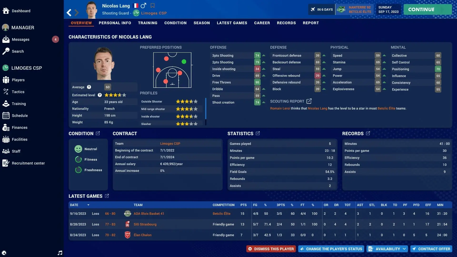 Pro Basketball Manager 2024 Gameplay Screenshots 1