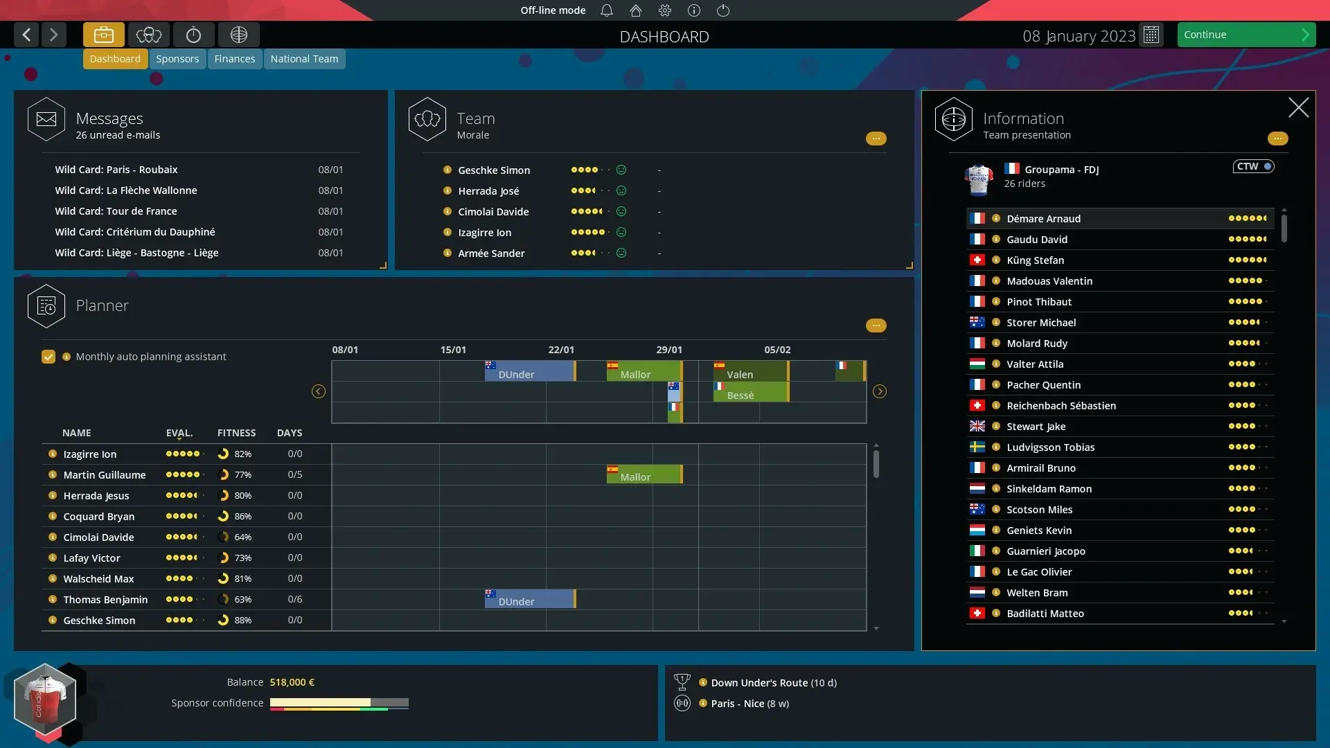 Pro Cycling Manager 2023 Gameplay Screenshots 4