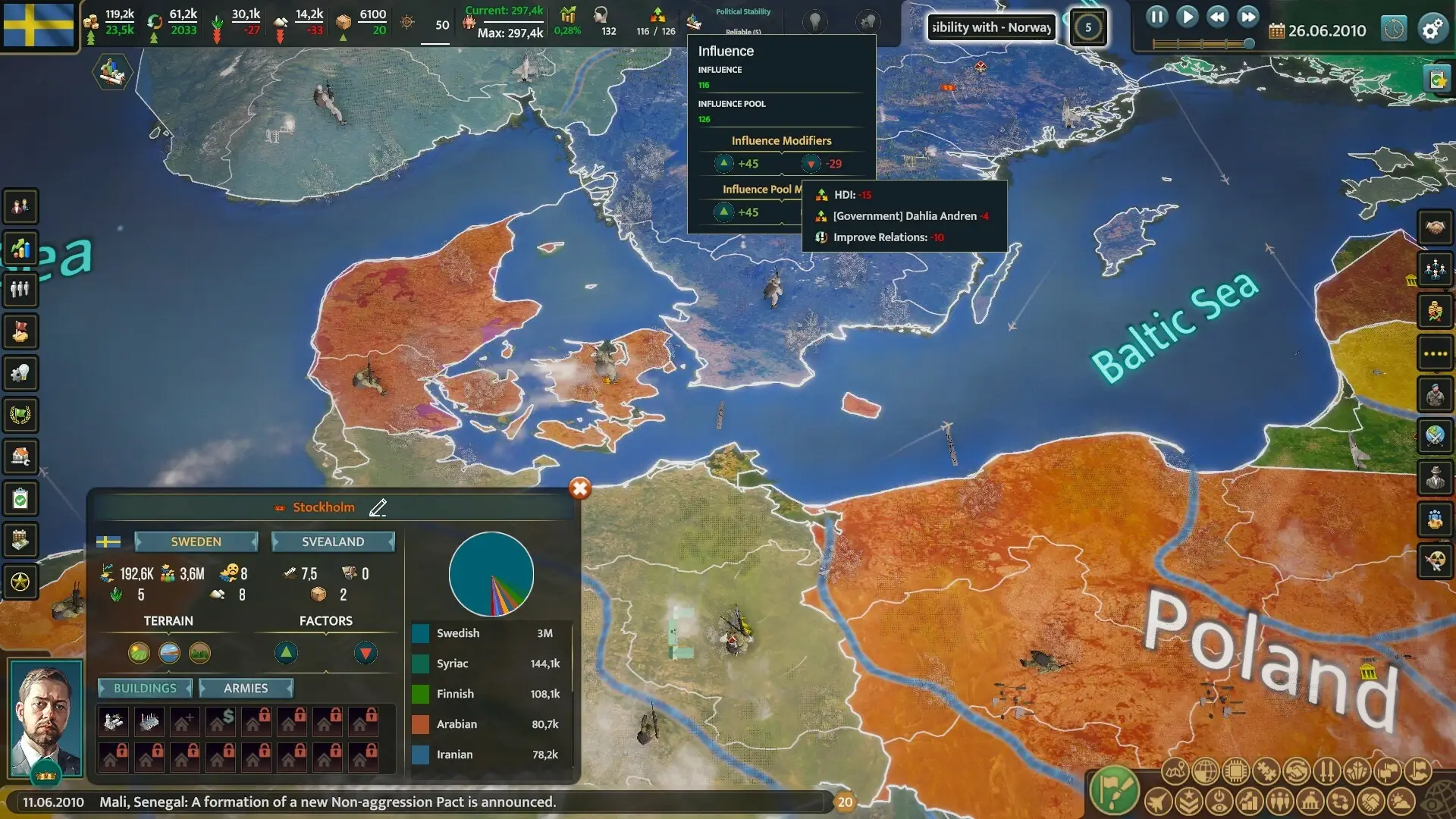 Realpolitiks 3: Earth and Beyond Gameplay Screenshots 1