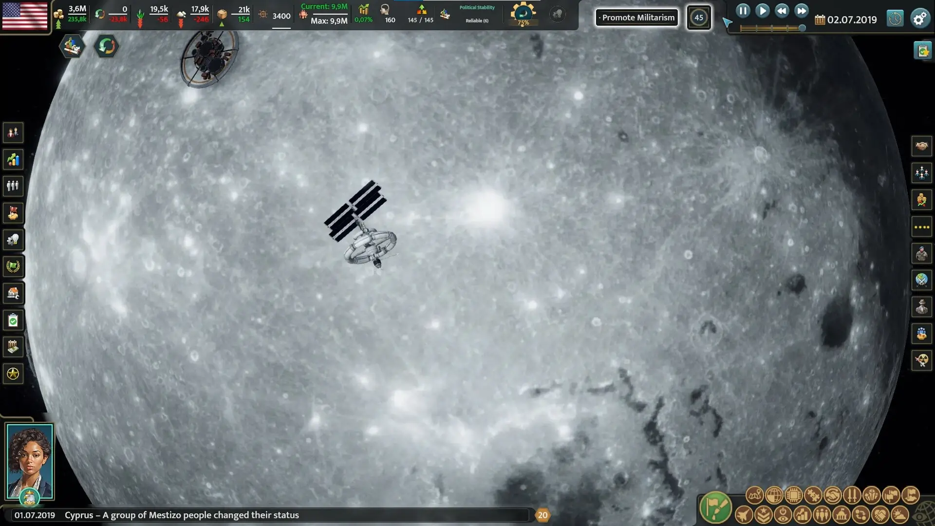 Realpolitiks 3: Earth and Beyond Gameplay Screenshots 4