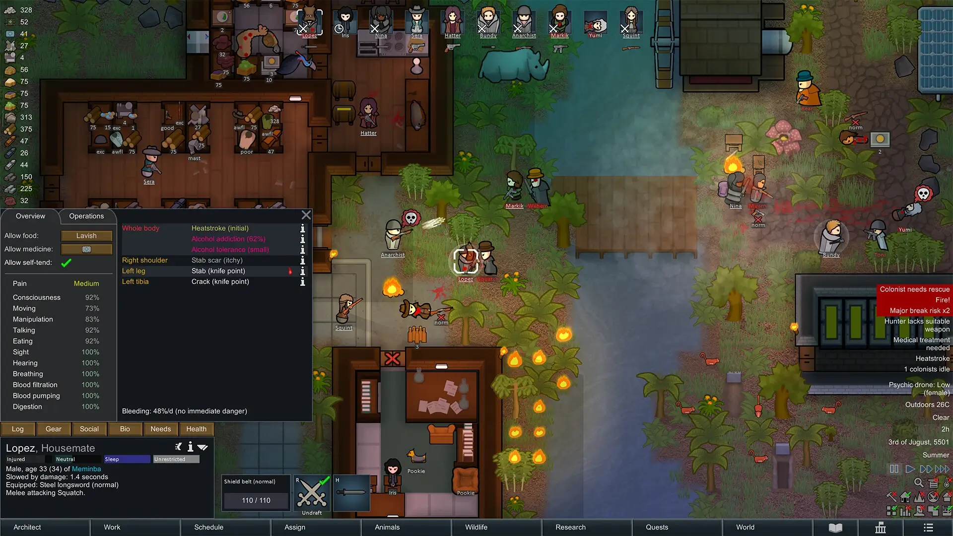 RimWorld Gameplay Screenshots 1