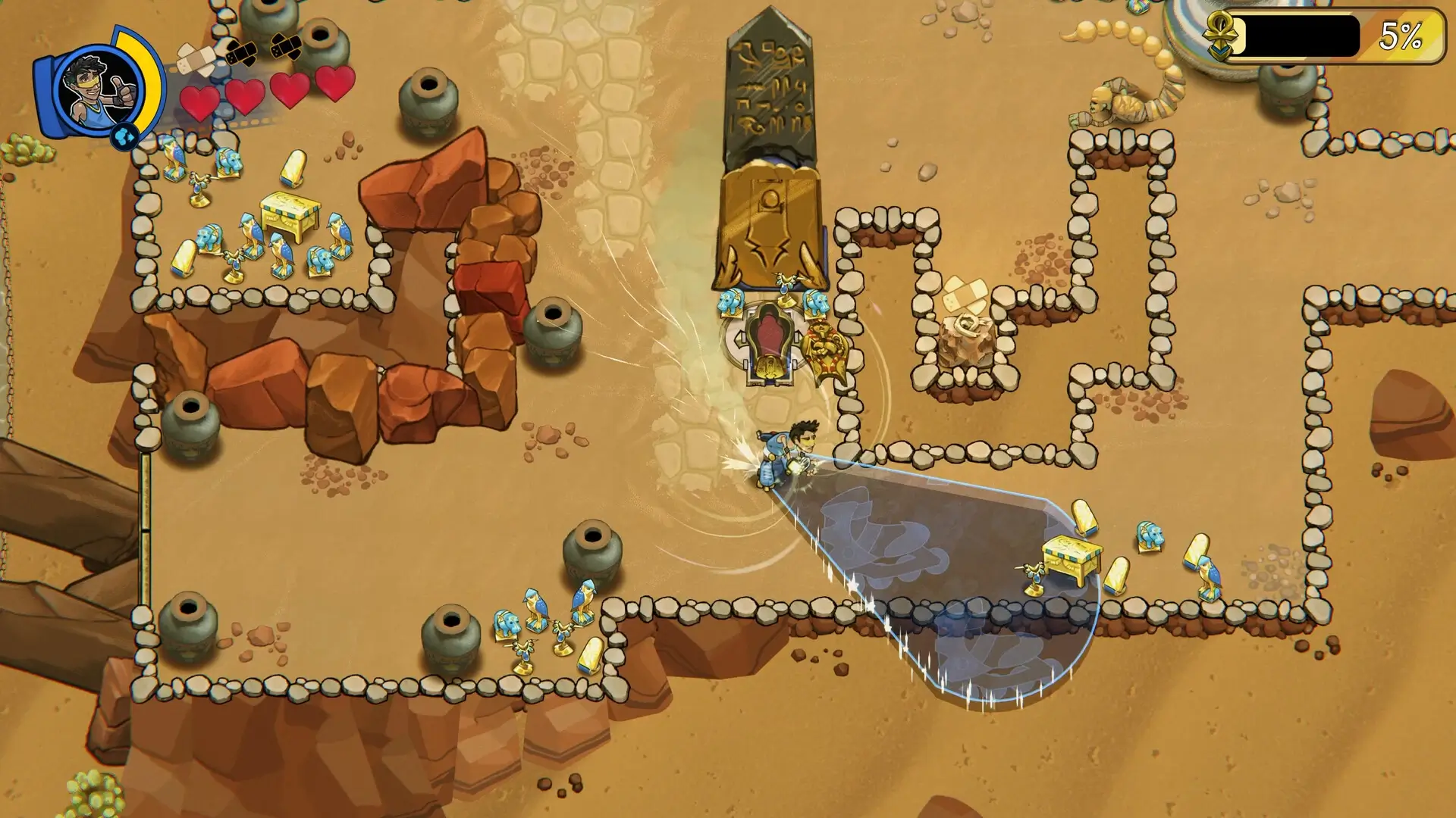 Run From Mummies Gameplay Screenshots 2