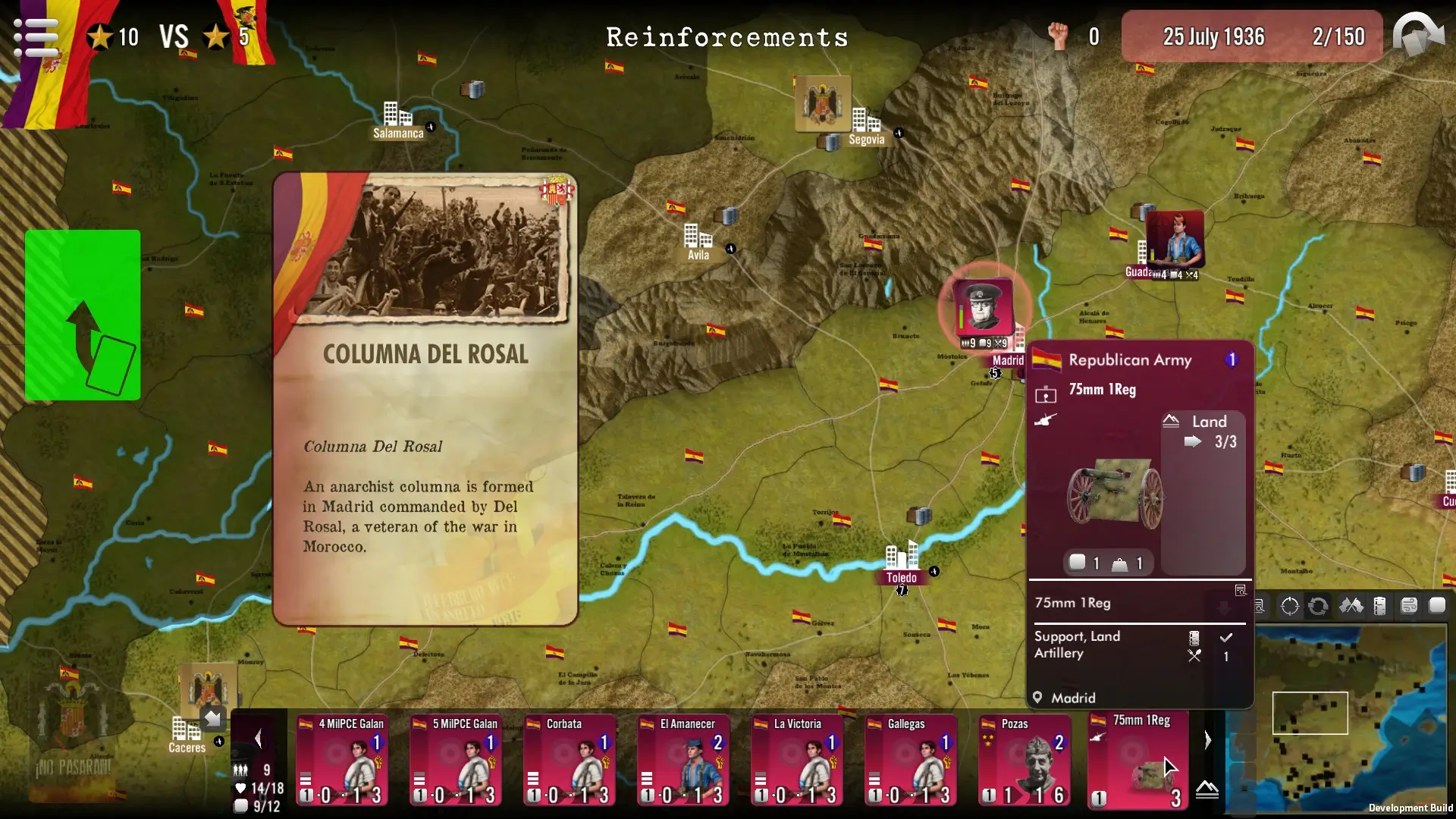 SGS Spain at War Gameplay Screenshots 2
